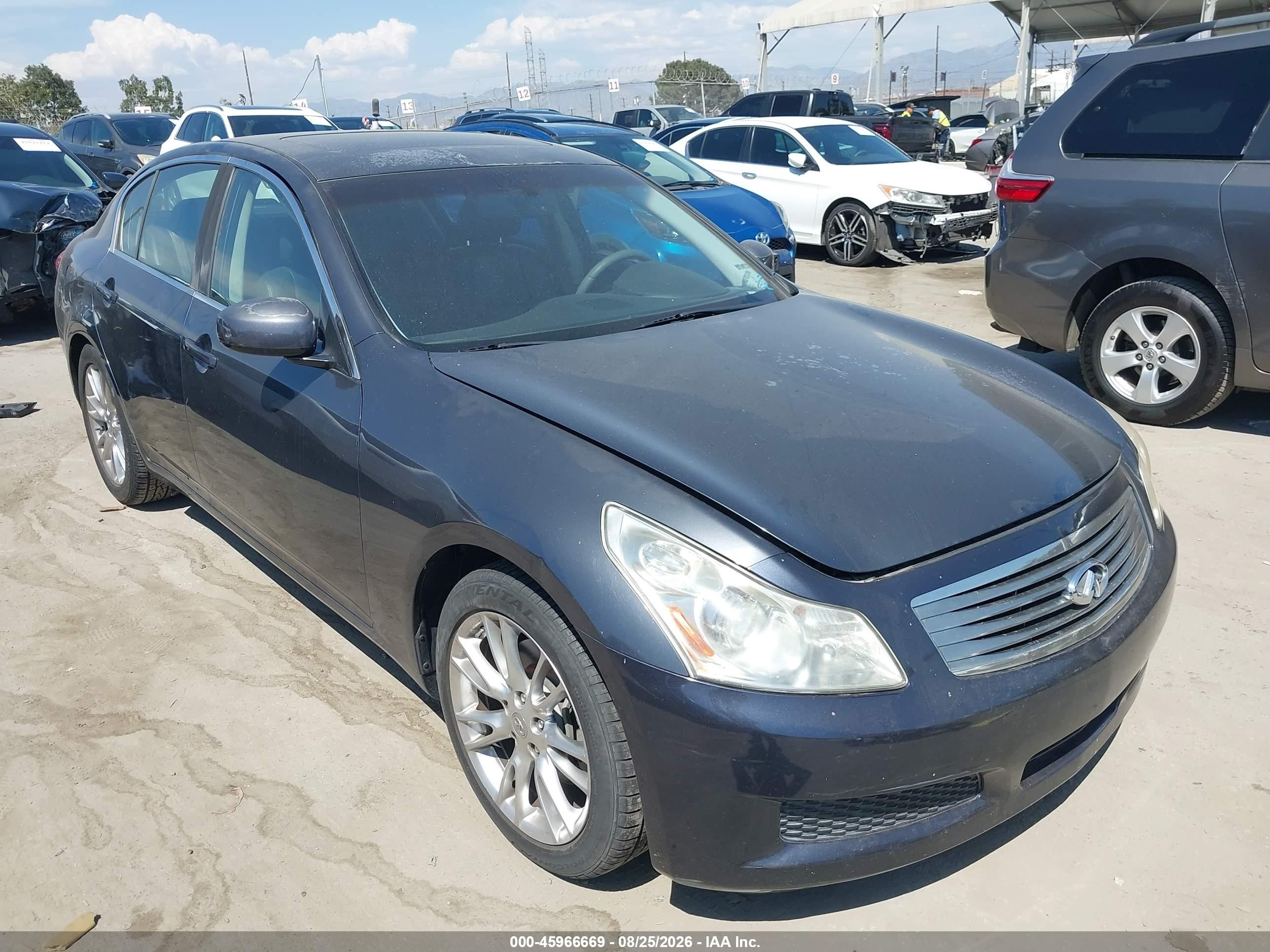 2007 Infiniti G35 Journey Gray vin: JNKBV61E87M716847