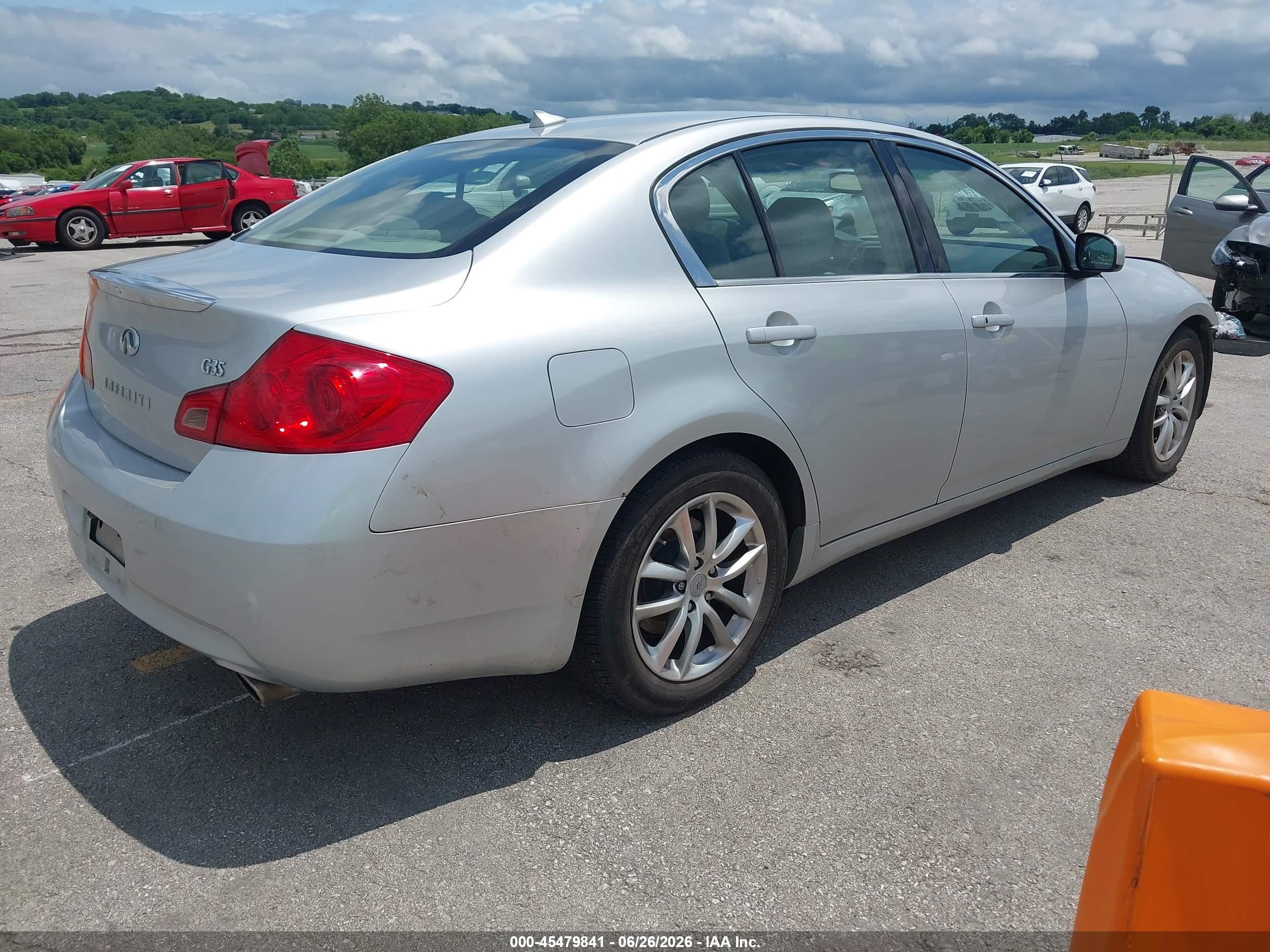 2008 Infiniti G35 Journey Серый vin: JNKBV61E88M220786