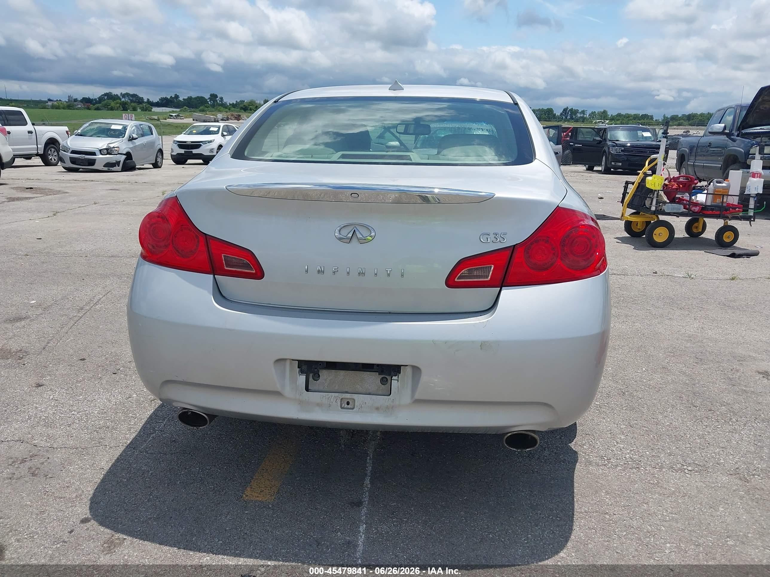 2008 Infiniti G35 Journey Серый vin: JNKBV61E88M220786