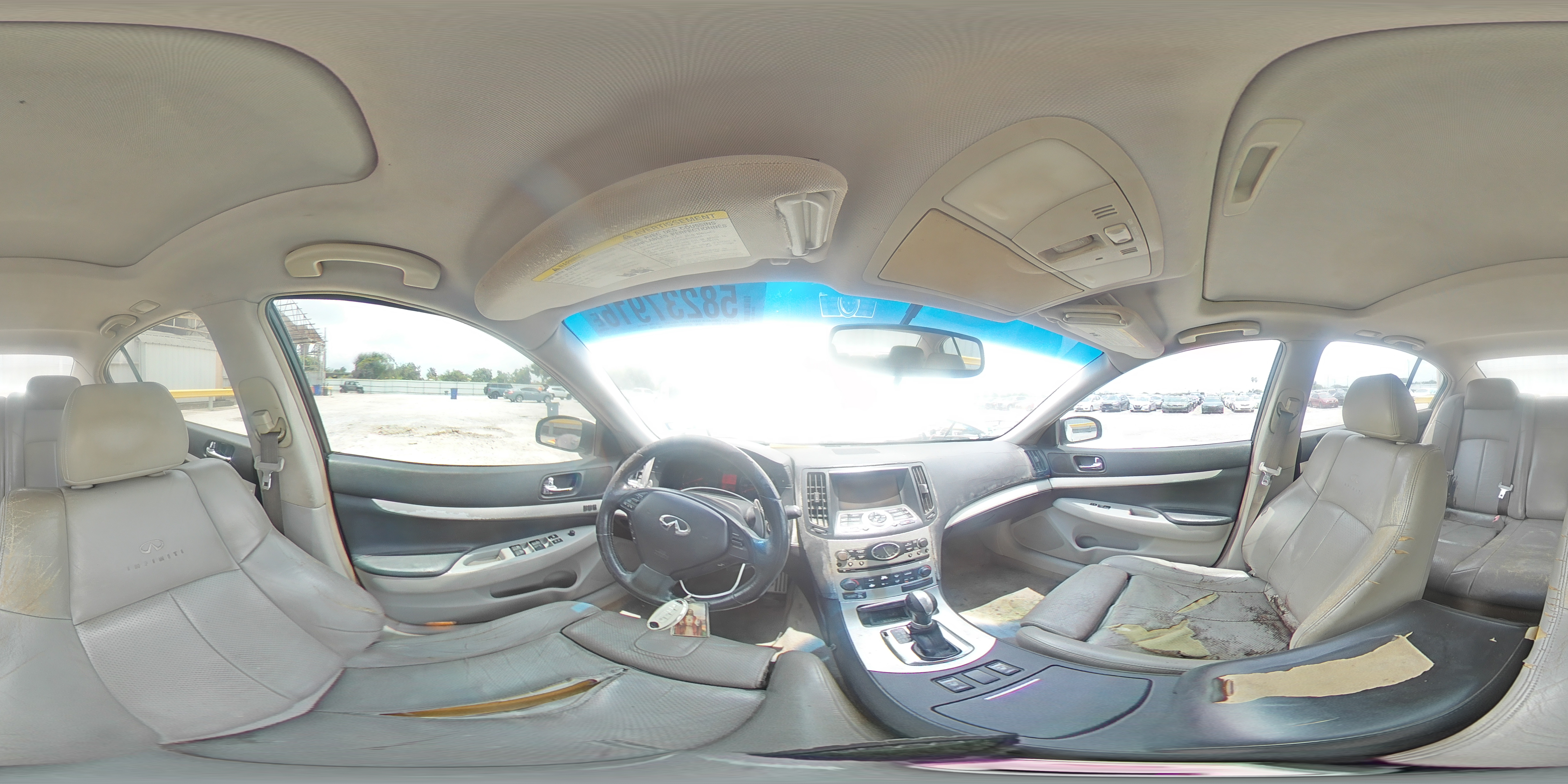2008 Infiniti Ex35 White vin: JNKBV61E88M224496