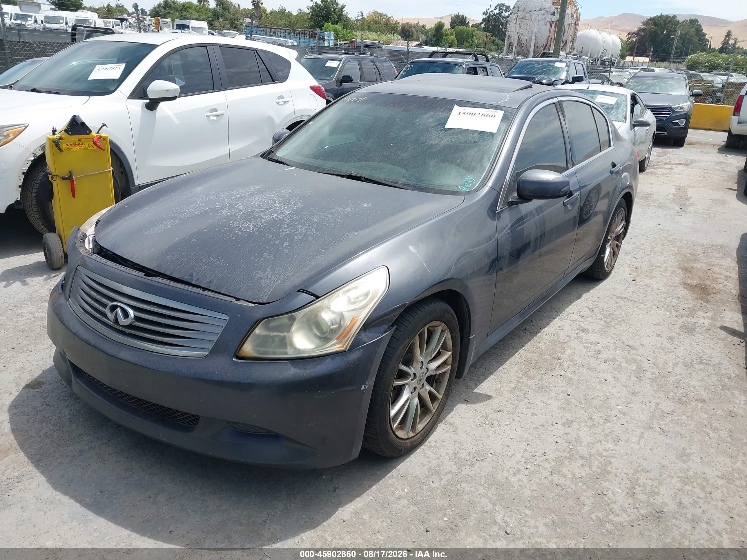 2007 Infiniti G35 Sport Gray vin: JNKBV61E97M700558