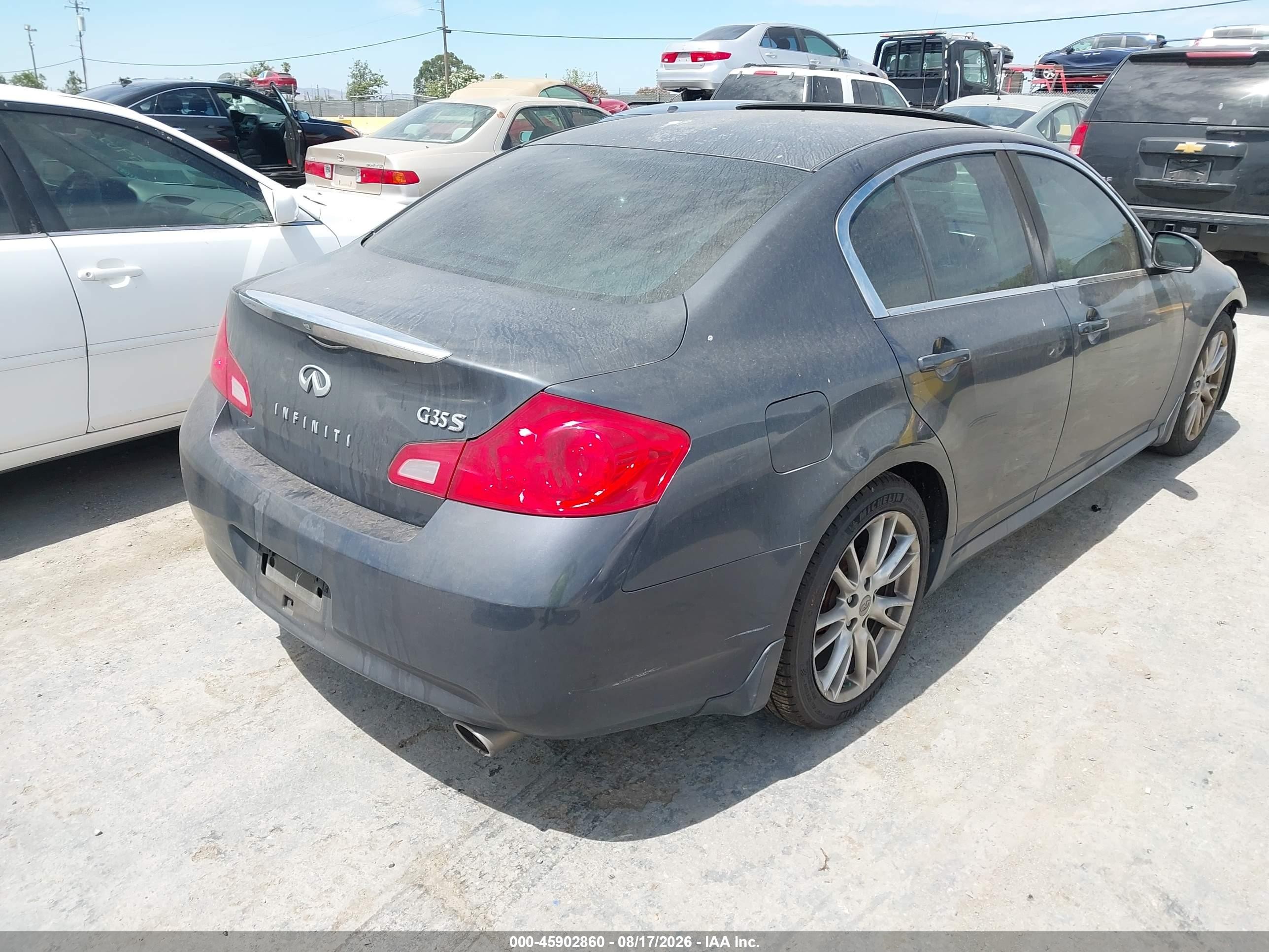 2007 Infiniti G35 Sport Gray vin: JNKBV61E97M700558