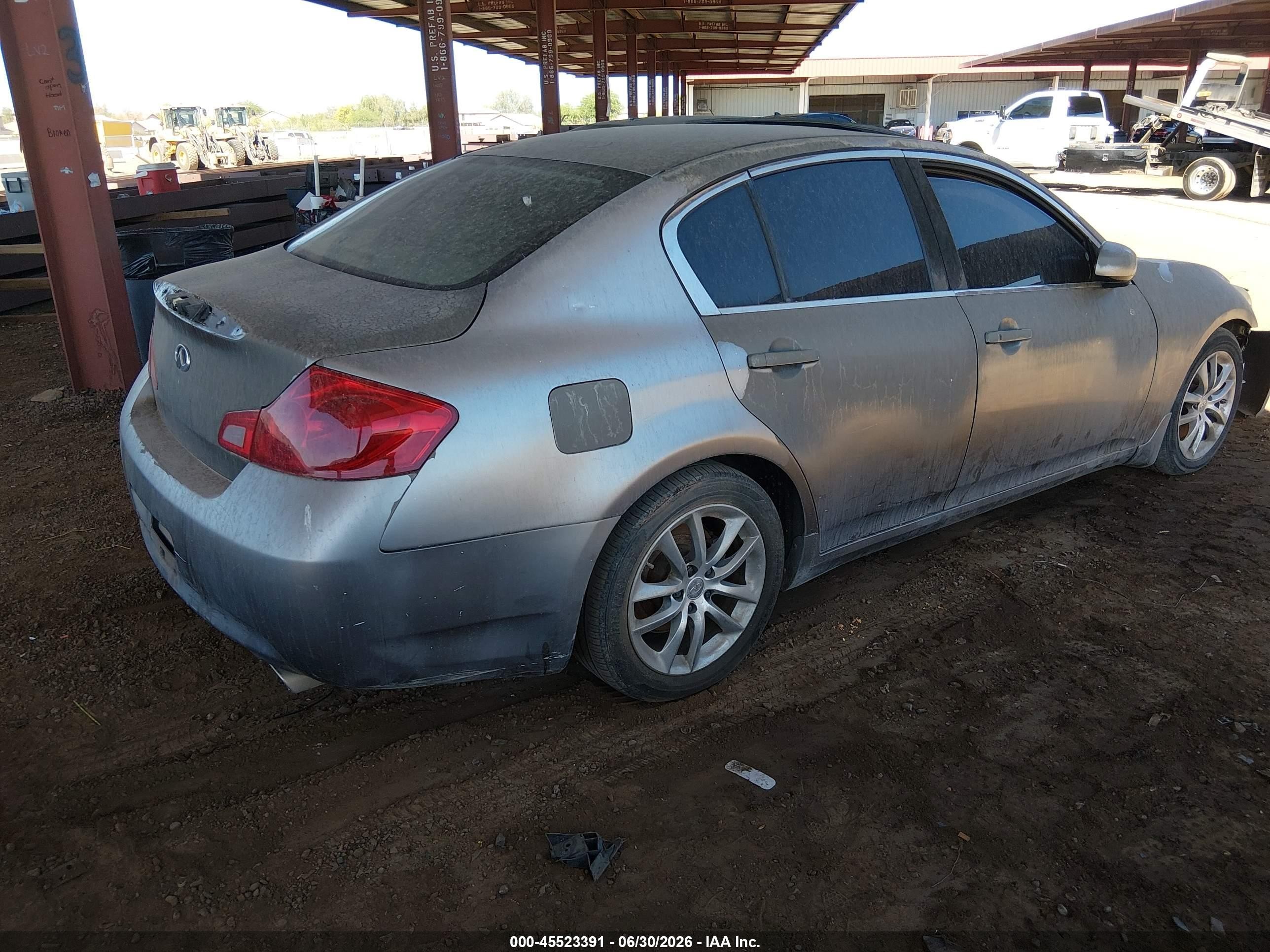 2007 Infiniti G35 Journey Silver vin: JNKBV61E97M706909