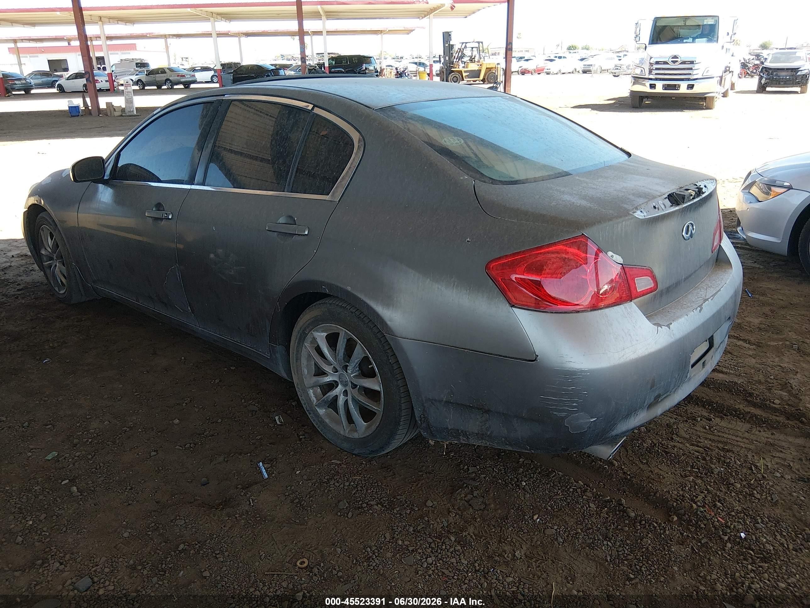 2007 Infiniti G35 Journey Silver vin: JNKBV61E97M706909