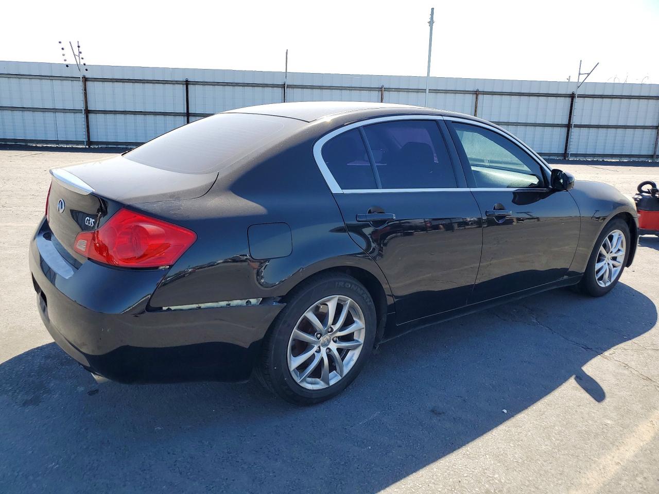 2007 Infiniti G35 Base Black vin: JNKBV61E97M708935