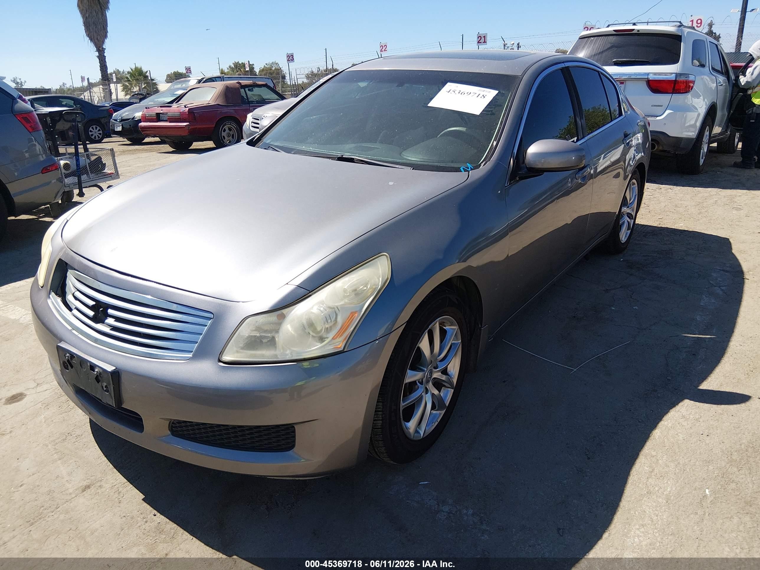 2007 Infiniti G35 Journey Серый vin: JNKBV61E97M718512