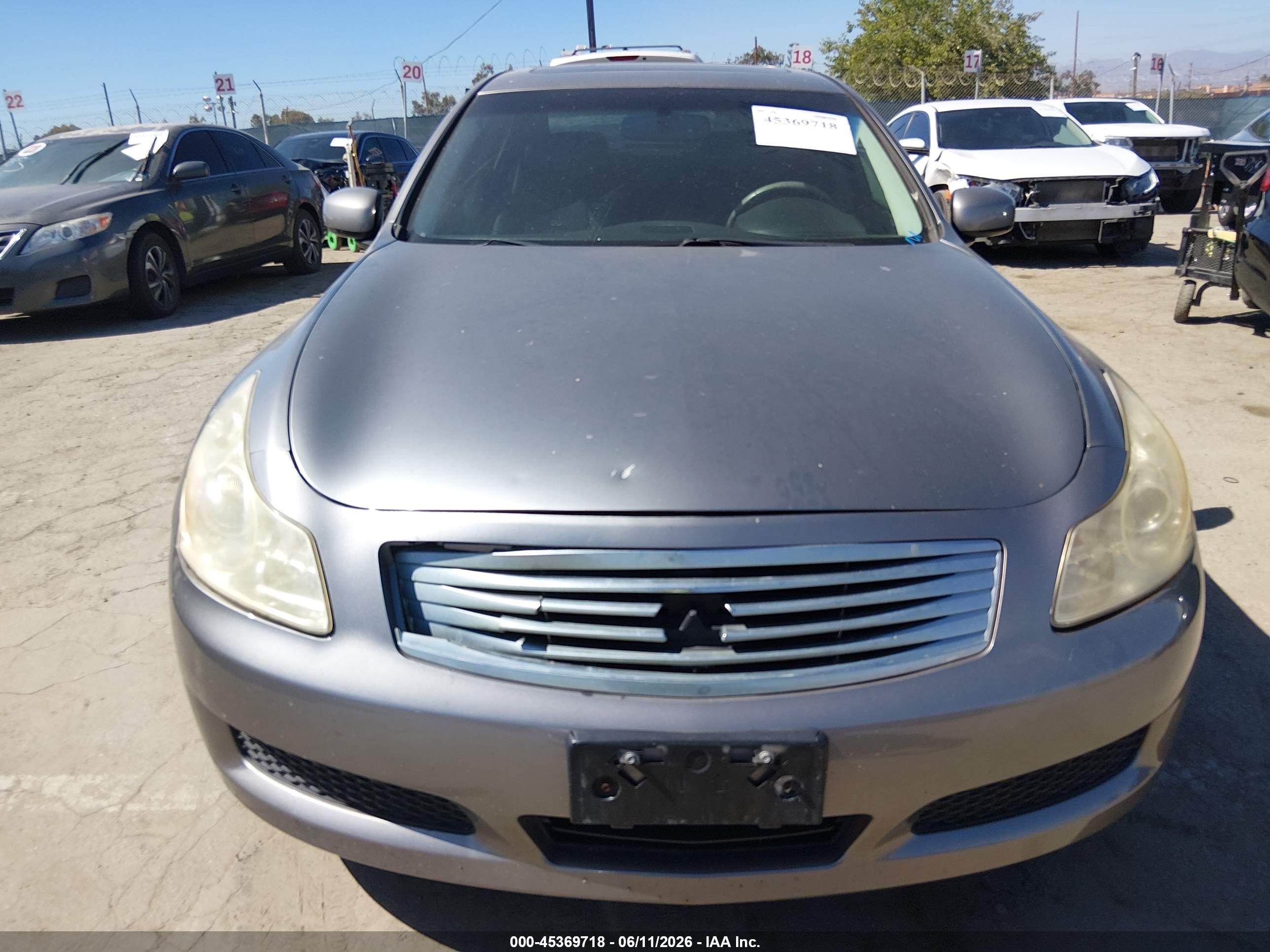2007 Infiniti G35 Journey Серый vin: JNKBV61E97M718512
