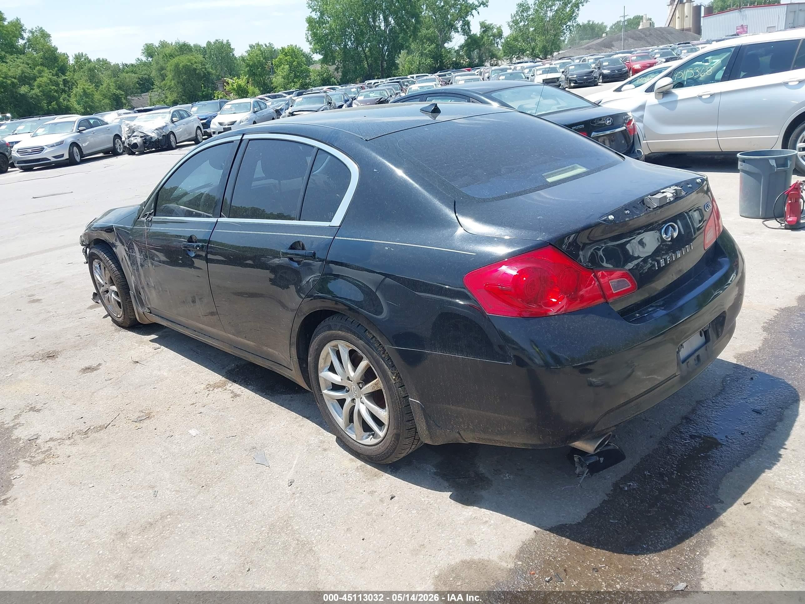 2007 Infiniti G35 Journey Black vin: JNKBV61E97M724231