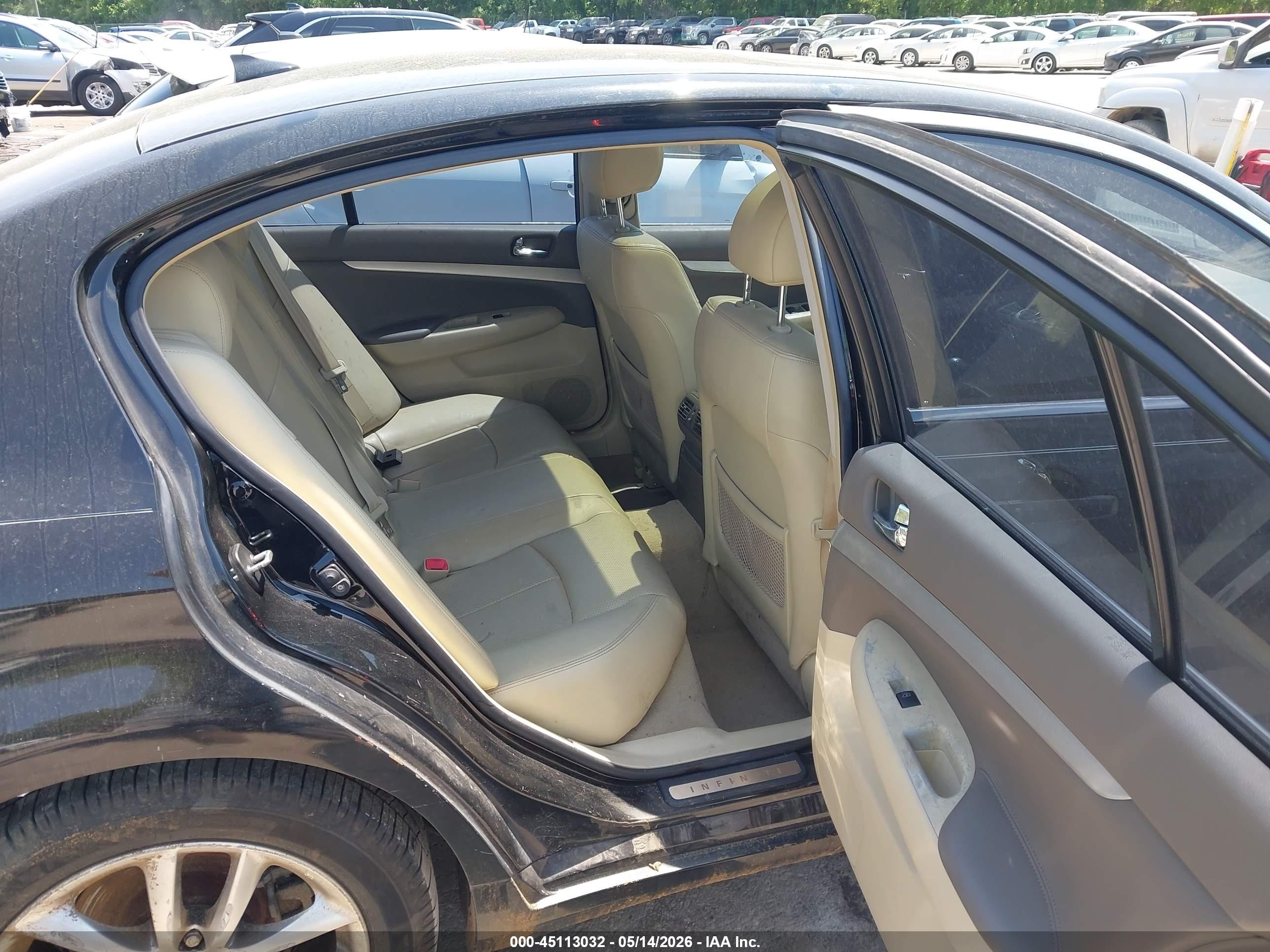 2007 Infiniti G35 Journey Black vin: JNKBV61E97M724231