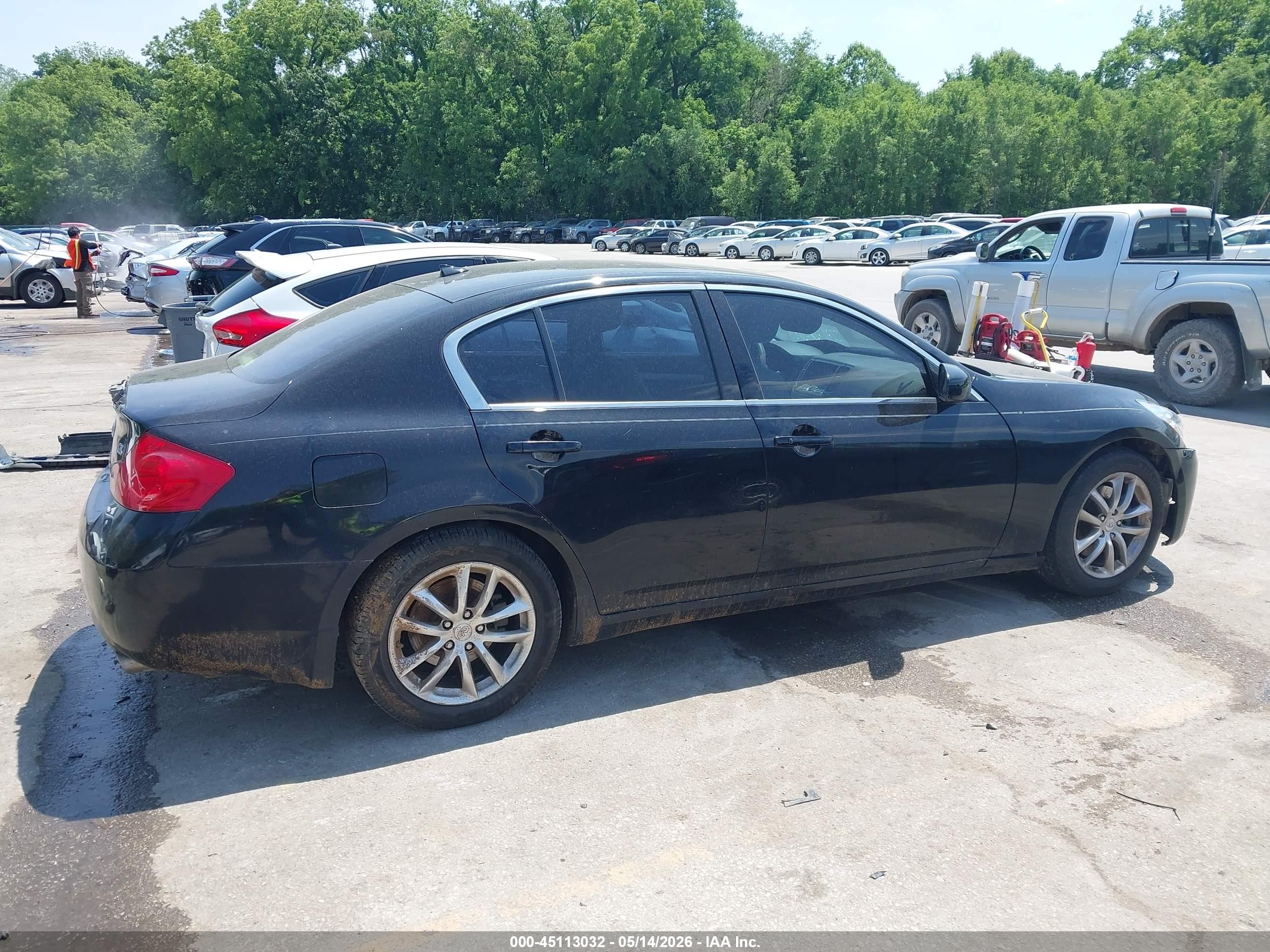 2007 Infiniti G35 Journey Black vin: JNKBV61E97M724231