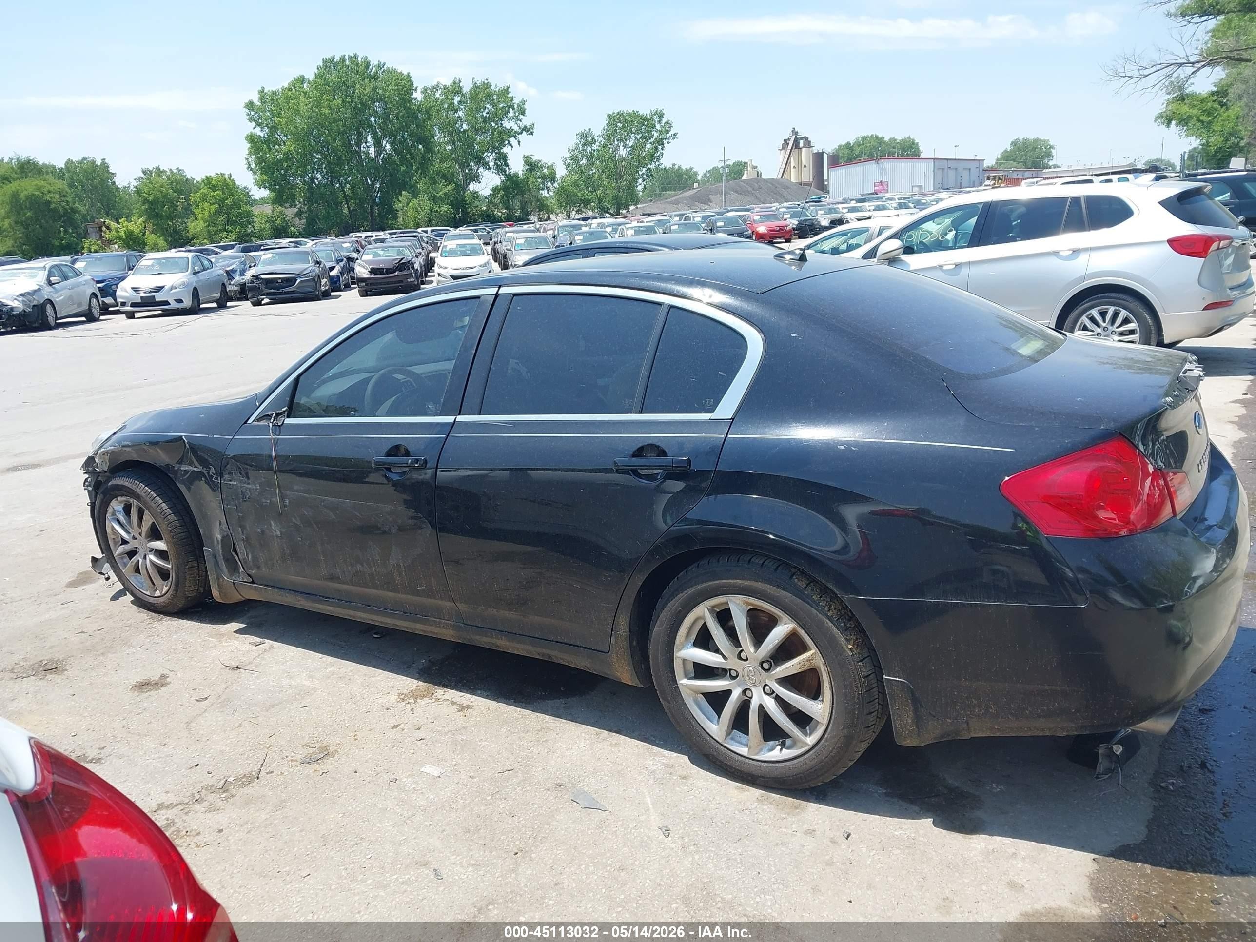 2007 Infiniti G35 Journey Black vin: JNKBV61E97M724231