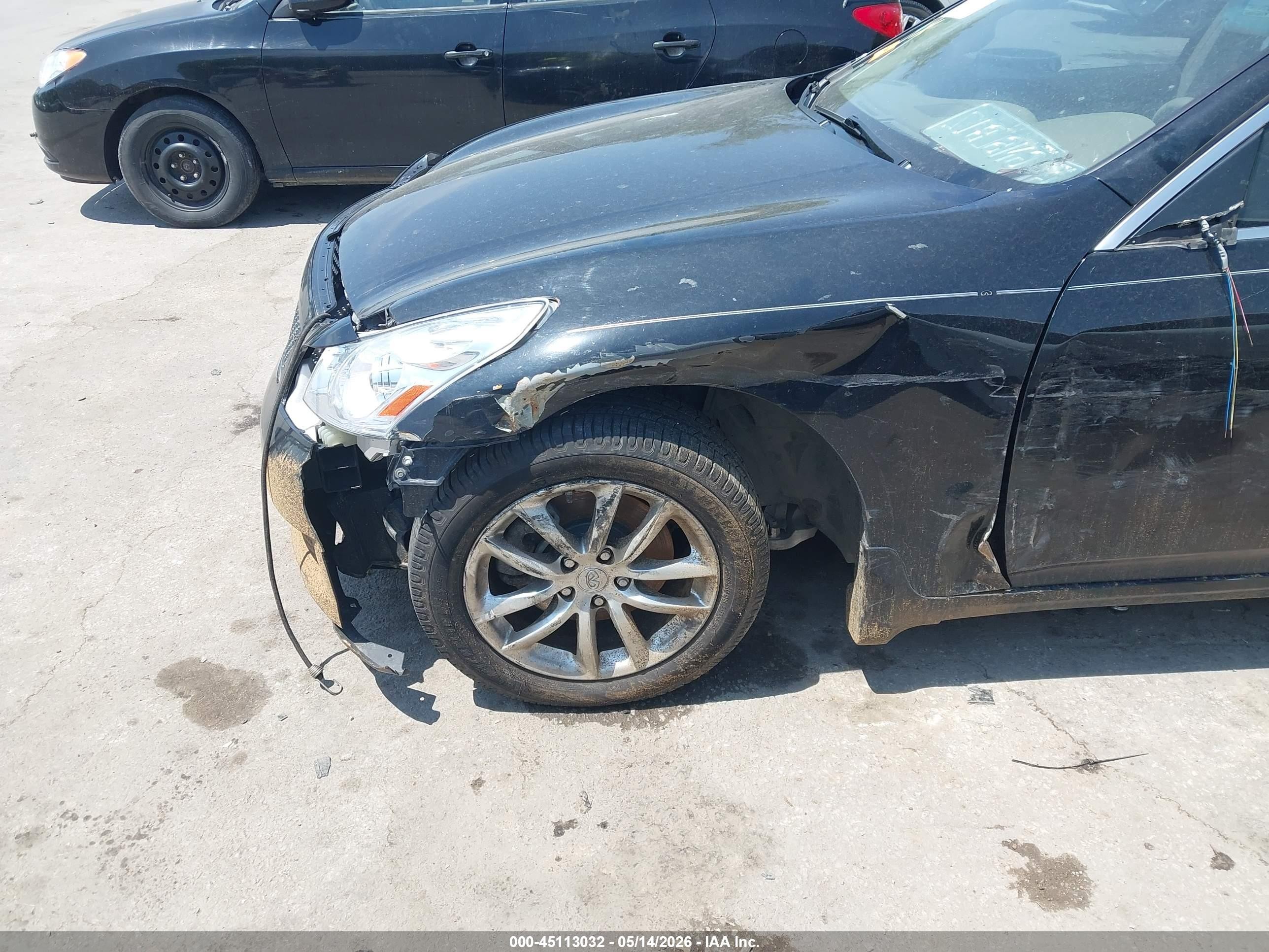 2007 Infiniti G35 Journey Black vin: JNKBV61E97M724231