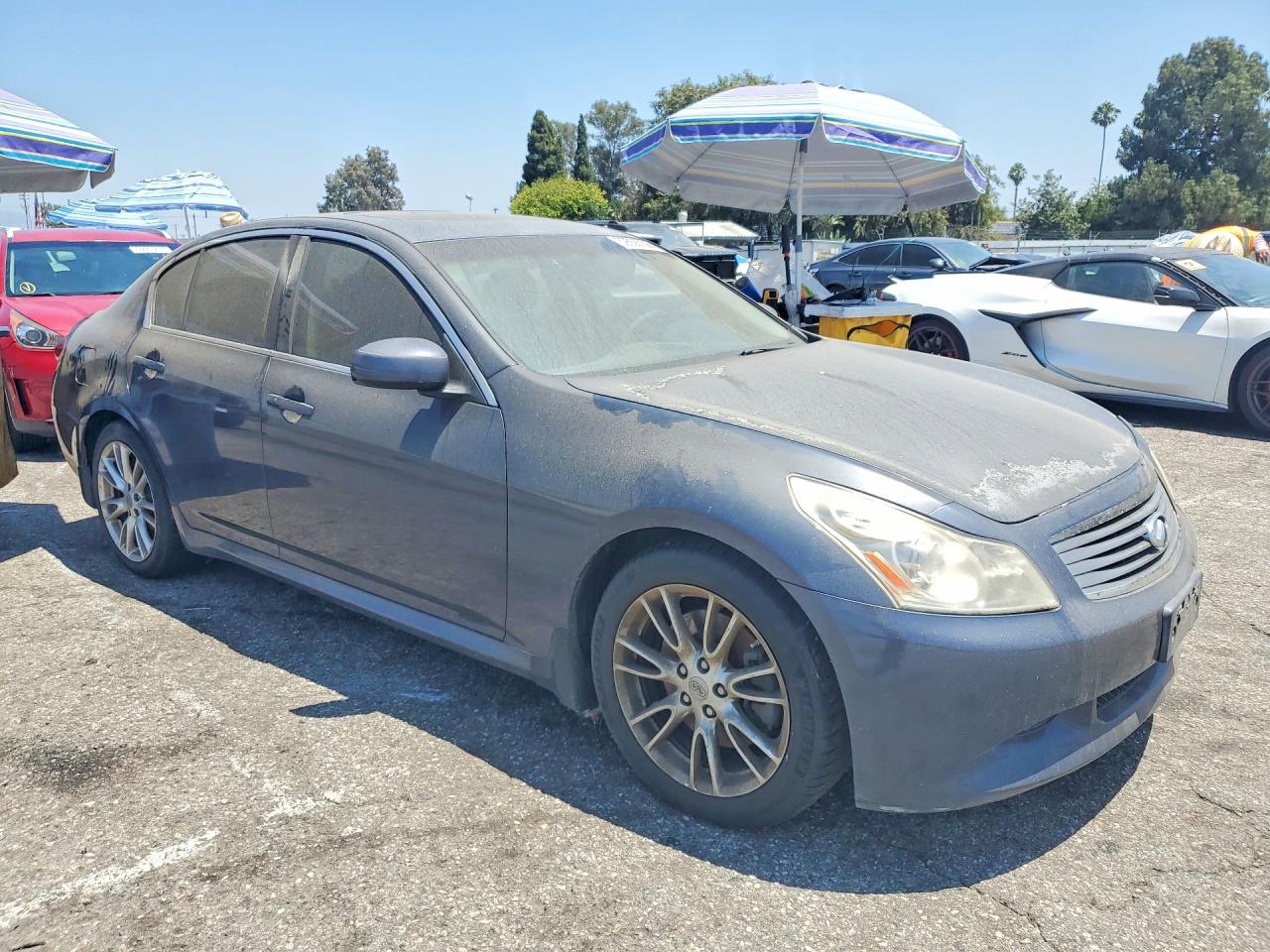 2008 Infiniti G35 Base Серый vin: JNKBV61E98M201020