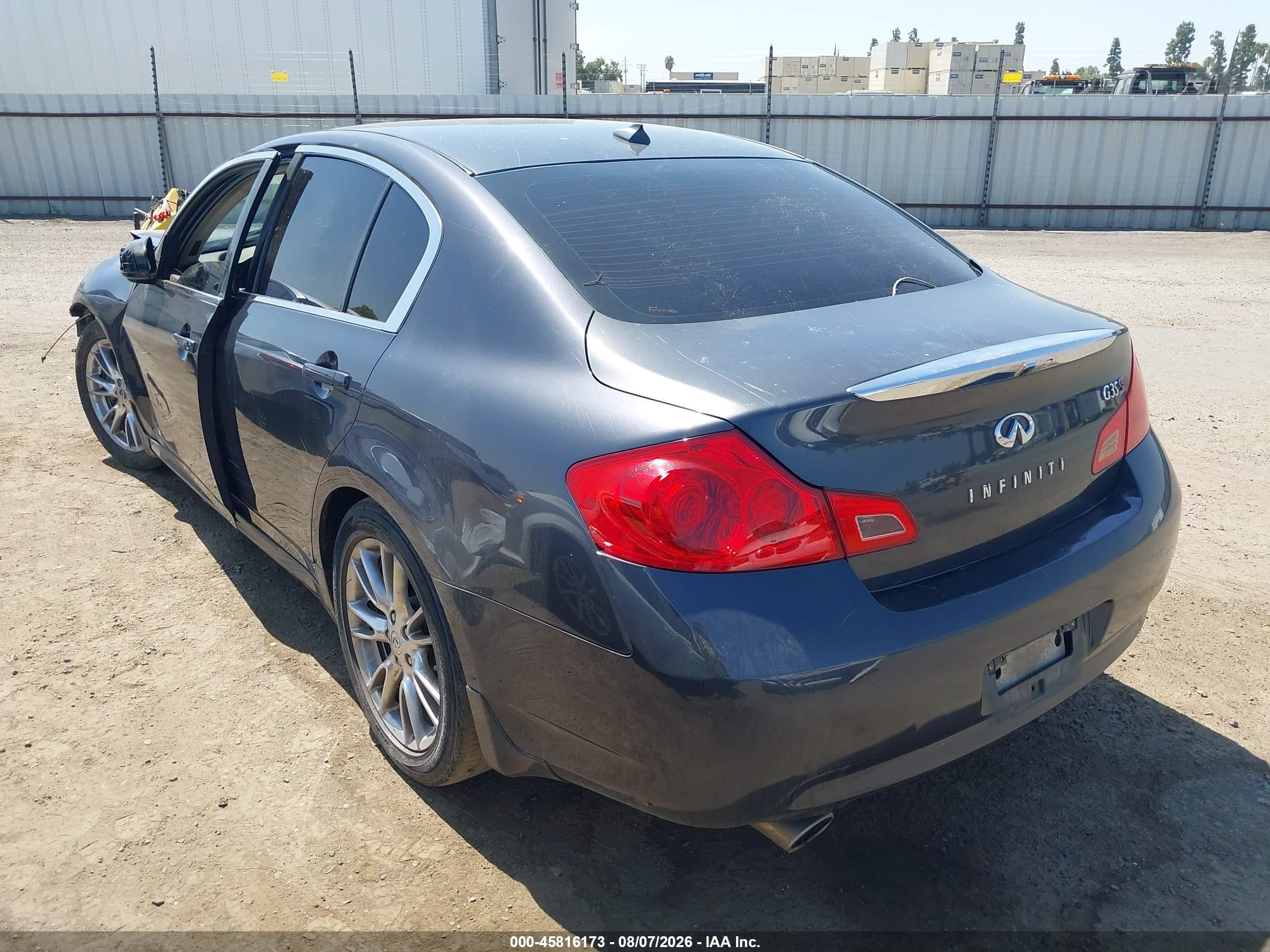 2008 Infiniti G35 Journey Gray vin: JNKBV61E98M207643