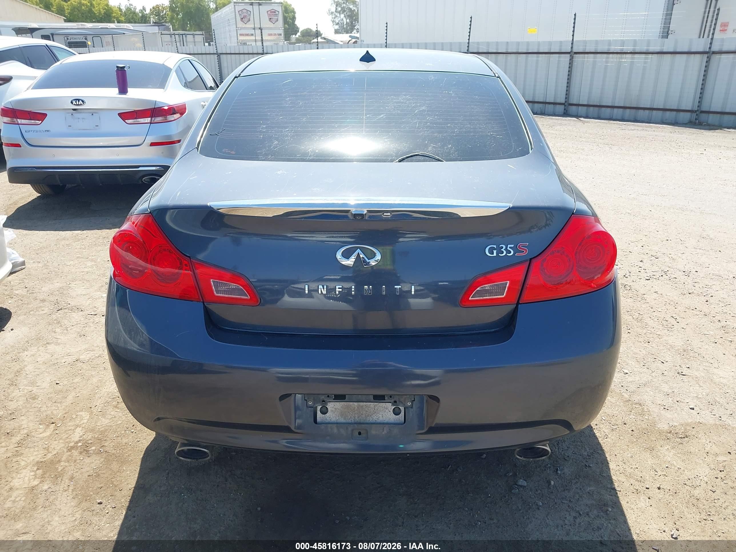2008 Infiniti G35 Journey Gray vin: JNKBV61E98M207643