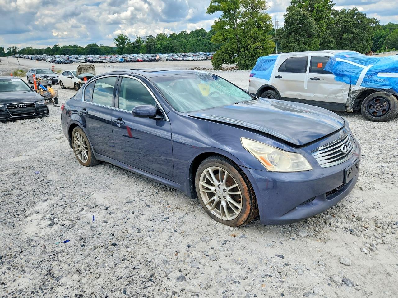 2008 Infiniti G35 Base Gray vin: JNKBV61EX8M202046
