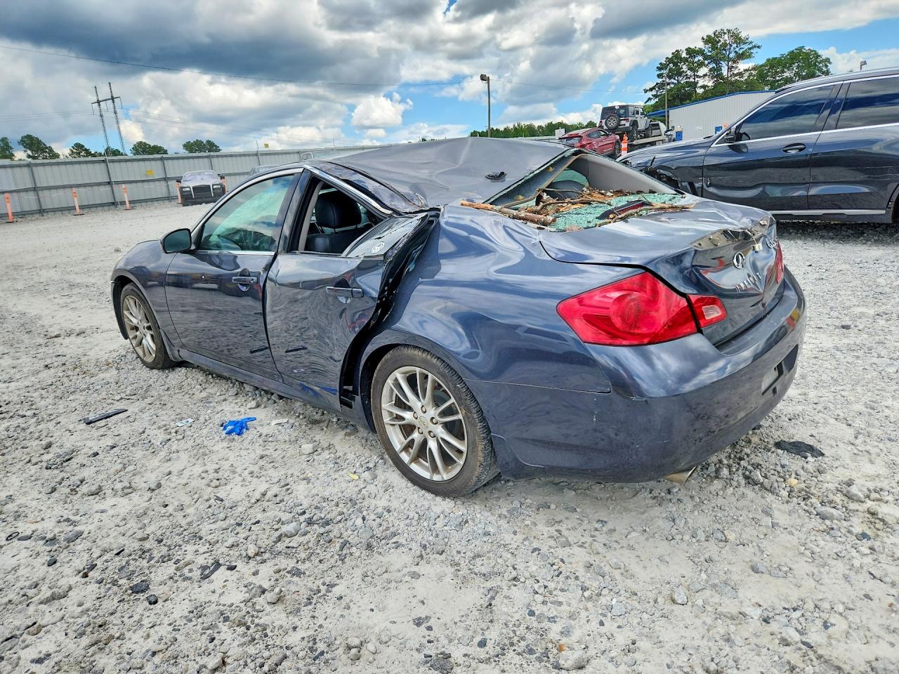 2008 Infiniti G35 Base Gray vin: JNKBV61EX8M202046