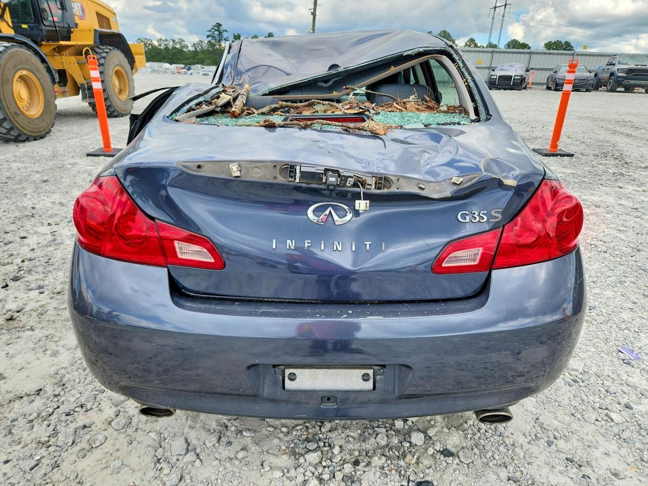 2008 Infiniti G35 Base Gray vin: JNKBV61EX8M202046