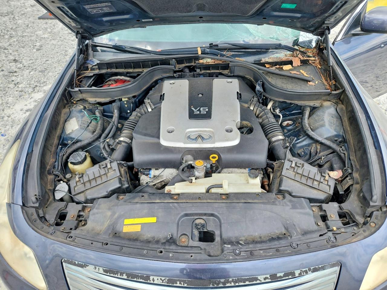 2008 Infiniti G35 Base Gray vin: JNKBV61EX8M202046