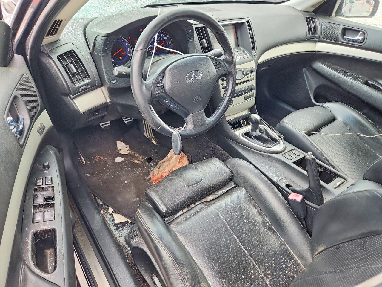2008 Infiniti G35 Base Gray vin: JNKBV61EX8M202046