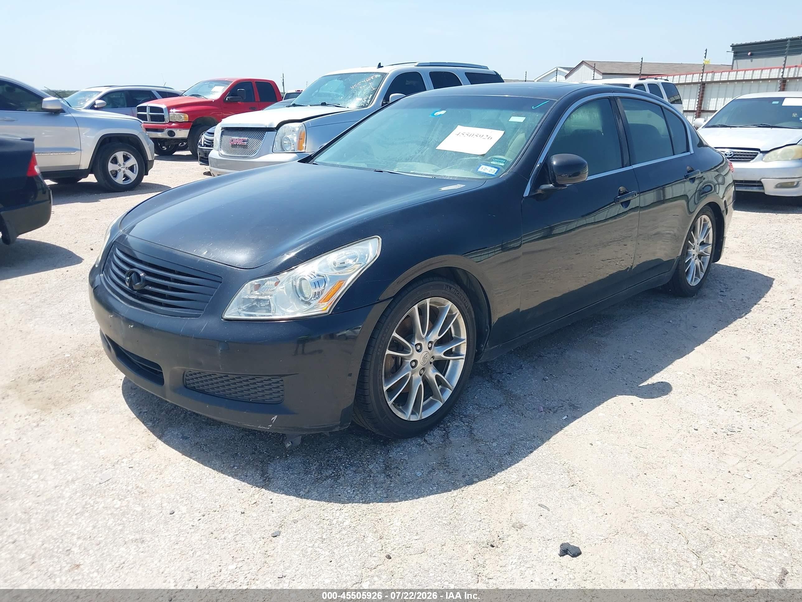 2008 Infiniti G35 Journey Black vin: JNKBV61EX8M204895