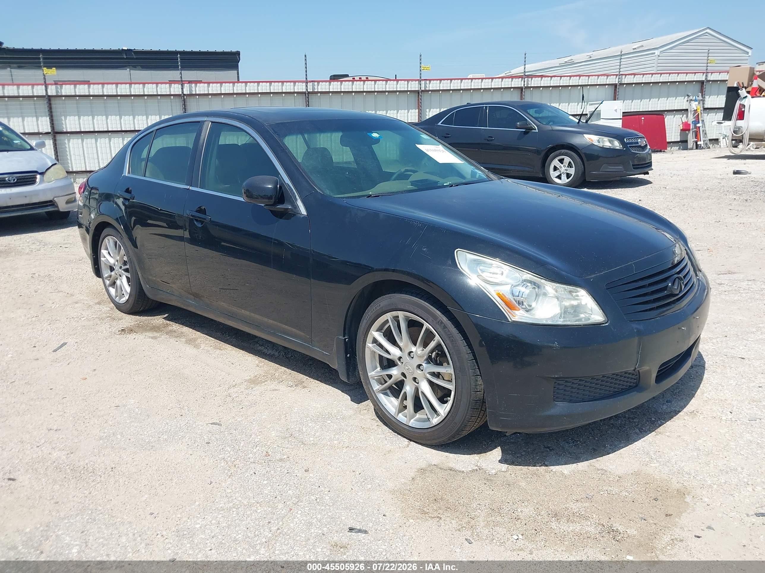 2008 Infiniti G35 Journey Black vin: JNKBV61EX8M204895