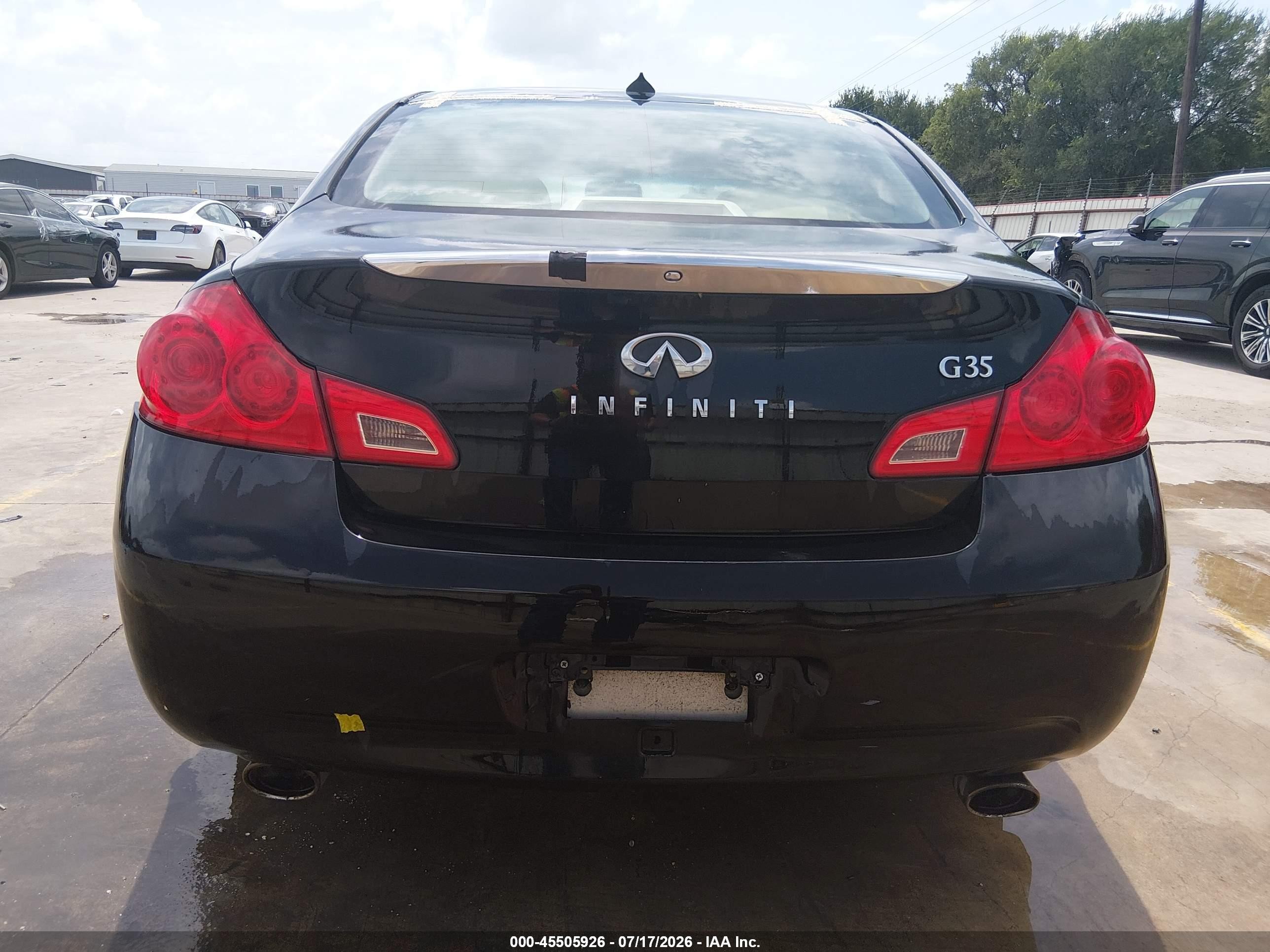 2008 Infiniti G35 Journey Black vin: JNKBV61EX8M204895
