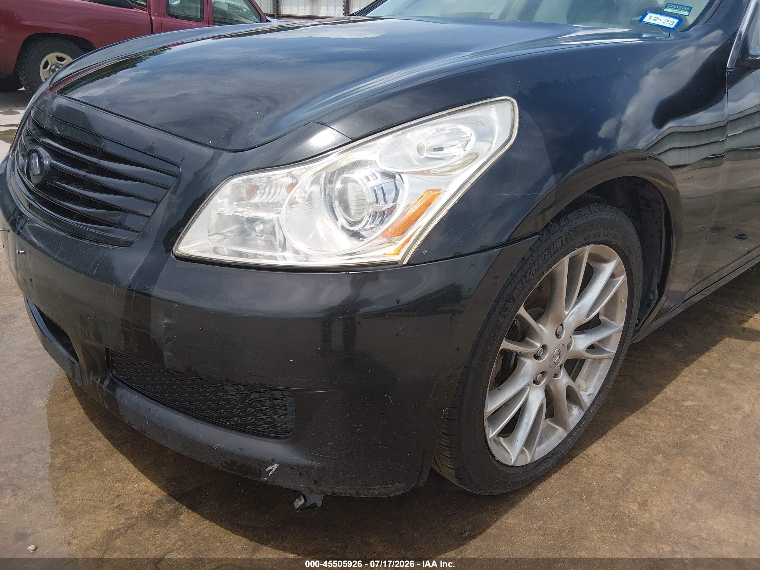 2008 Infiniti G35 Journey Black vin: JNKBV61EX8M204895