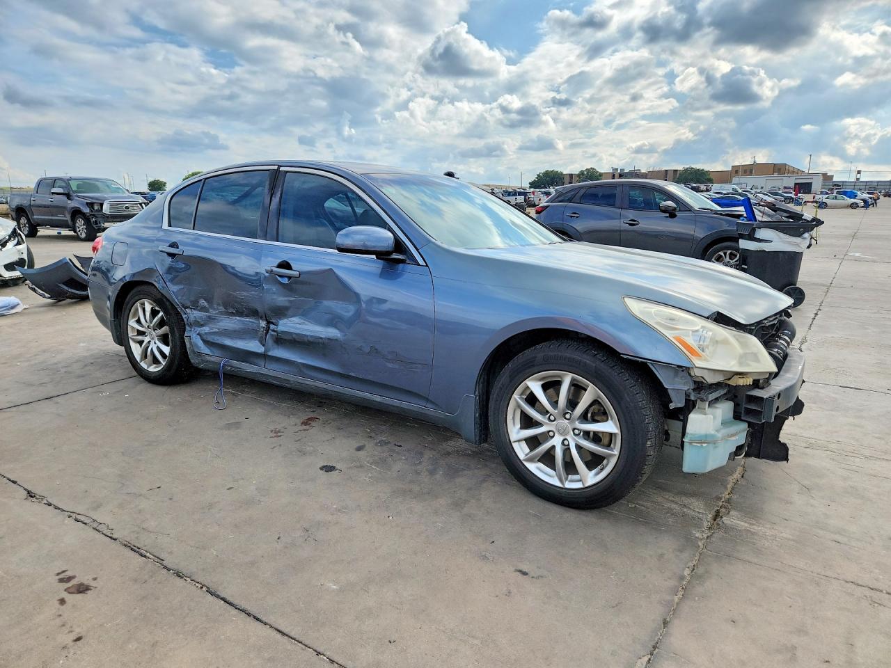 2008 Infiniti G35 Base Синий vin: JNKBV61EX8M206033