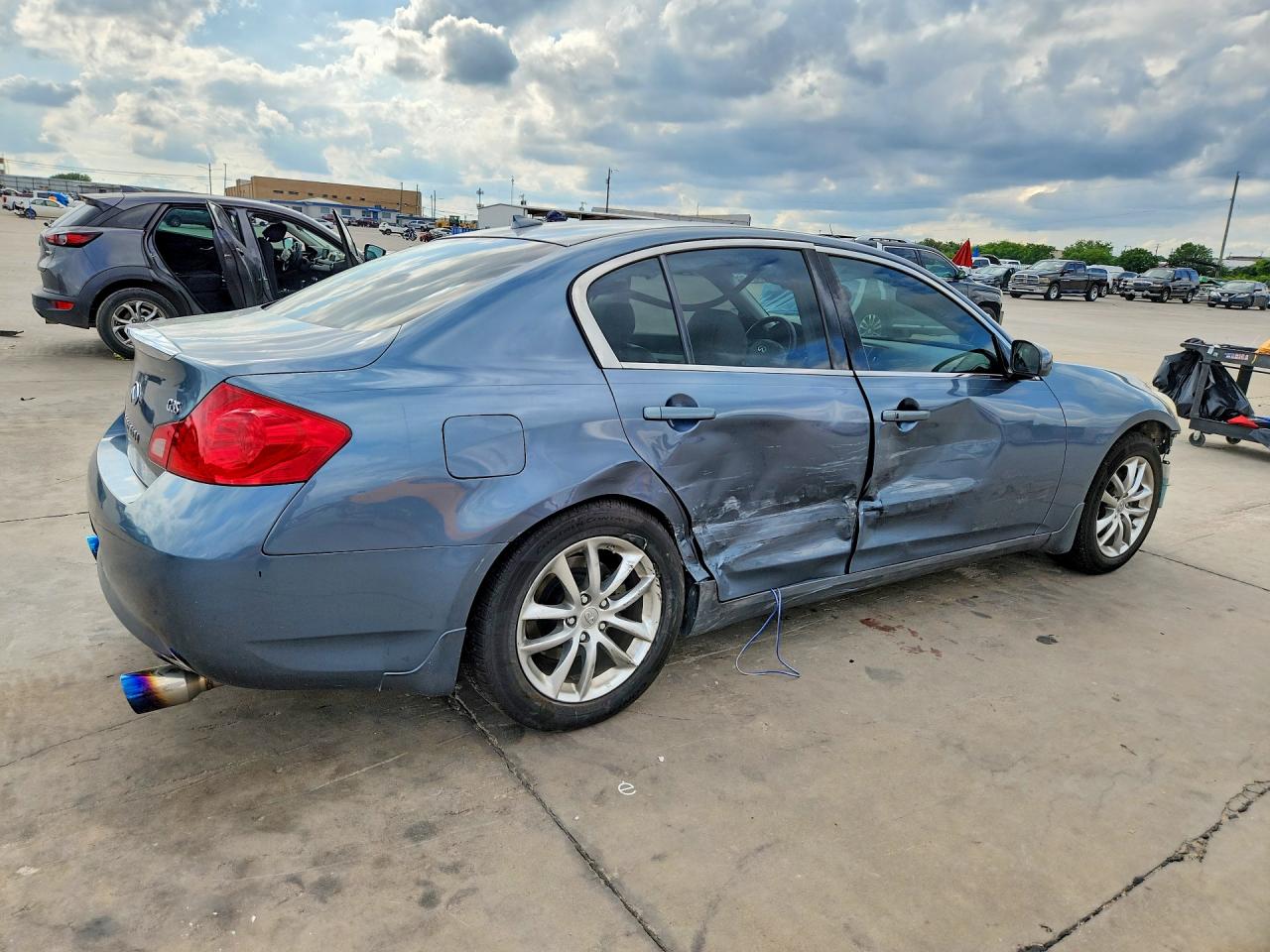 2008 Infiniti G35 Base Синий vin: JNKBV61EX8M206033