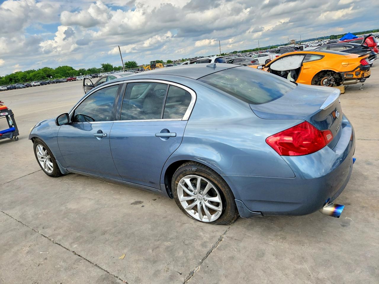 2008 Infiniti G35 Base Синий vin: JNKBV61EX8M206033