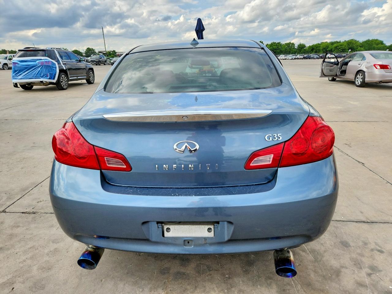 2008 Infiniti G35 Base Синий vin: JNKBV61EX8M206033