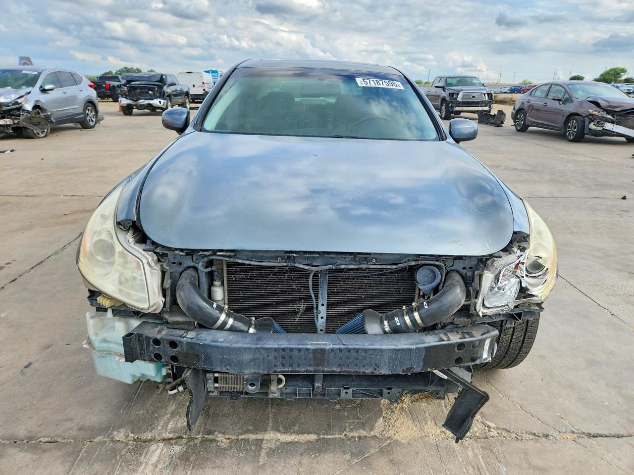 2008 Infiniti G35 Base Синий vin: JNKBV61EX8M206033