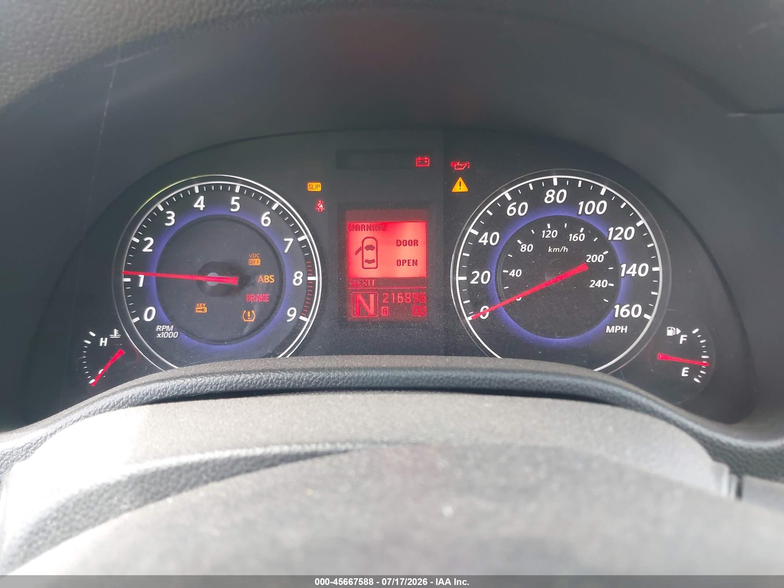 2008 Infiniti G35 Journey Light Blue vin: JNKBV61EX8M206632