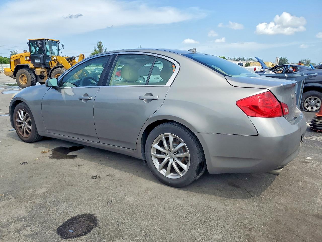 2008 Infiniti G35 Base Gray vin: JNKBV61EX8M207392