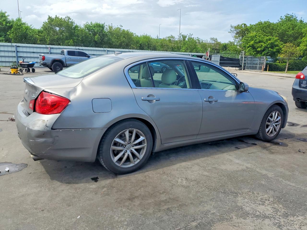 2008 Infiniti G35 Base Gray vin: JNKBV61EX8M207392
