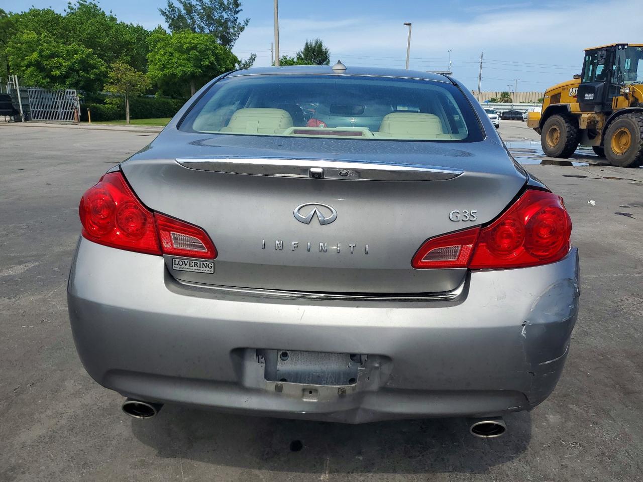 2008 Infiniti G35 Base Gray vin: JNKBV61EX8M207392