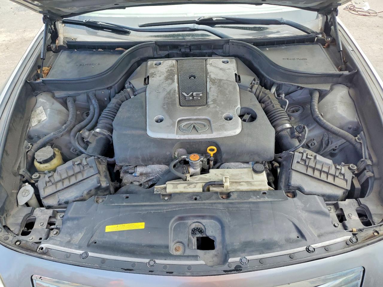 2008 Infiniti G35 Base Gray vin: JNKBV61EX8M207392