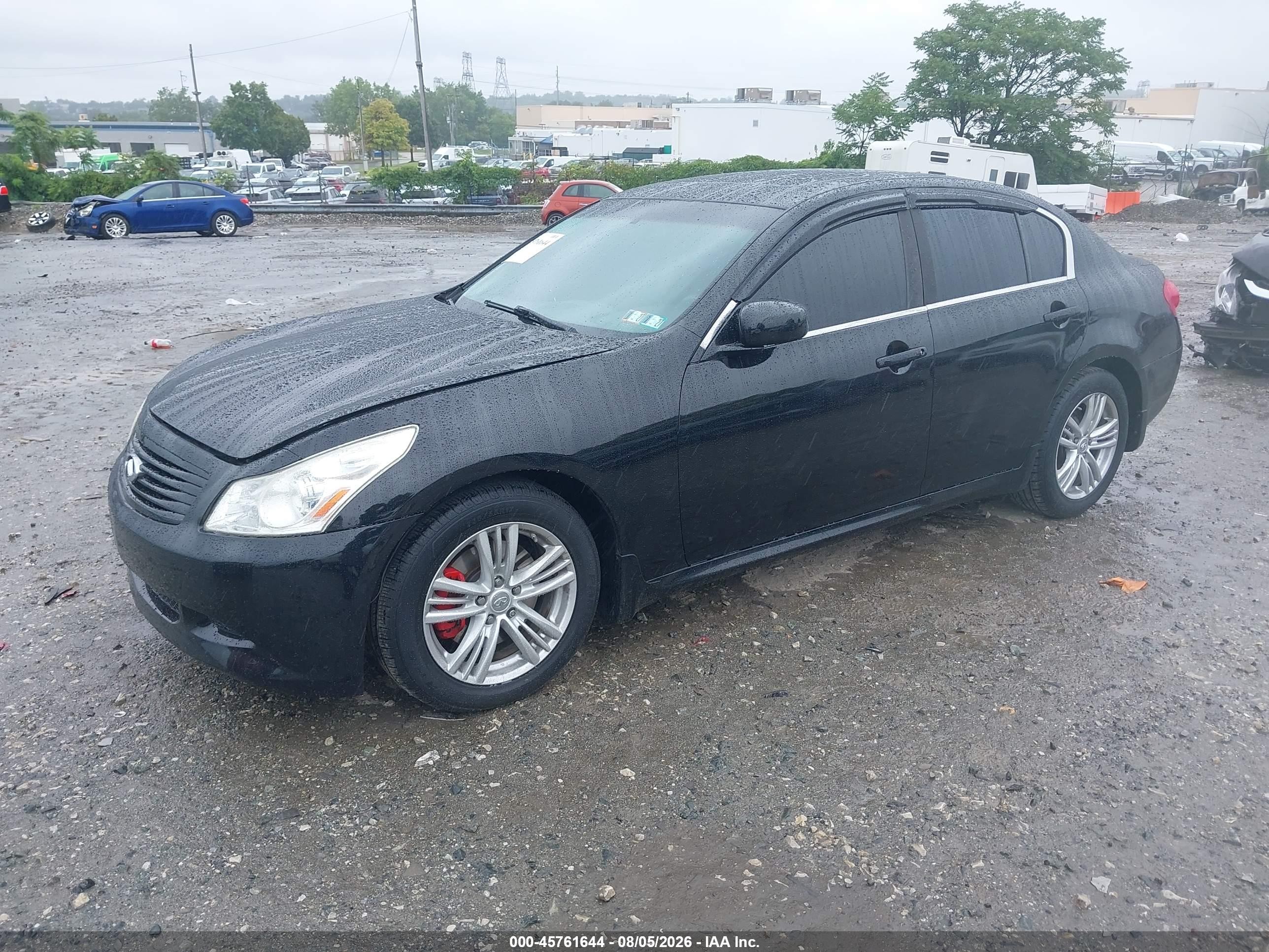 2008 Infiniti G35 Journey Black vin: JNKBV61EX8M207876
