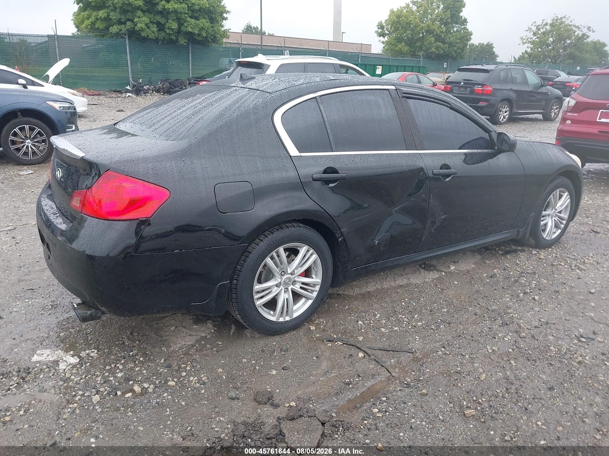2008 Infiniti G35 Journey Black vin: JNKBV61EX8M207876