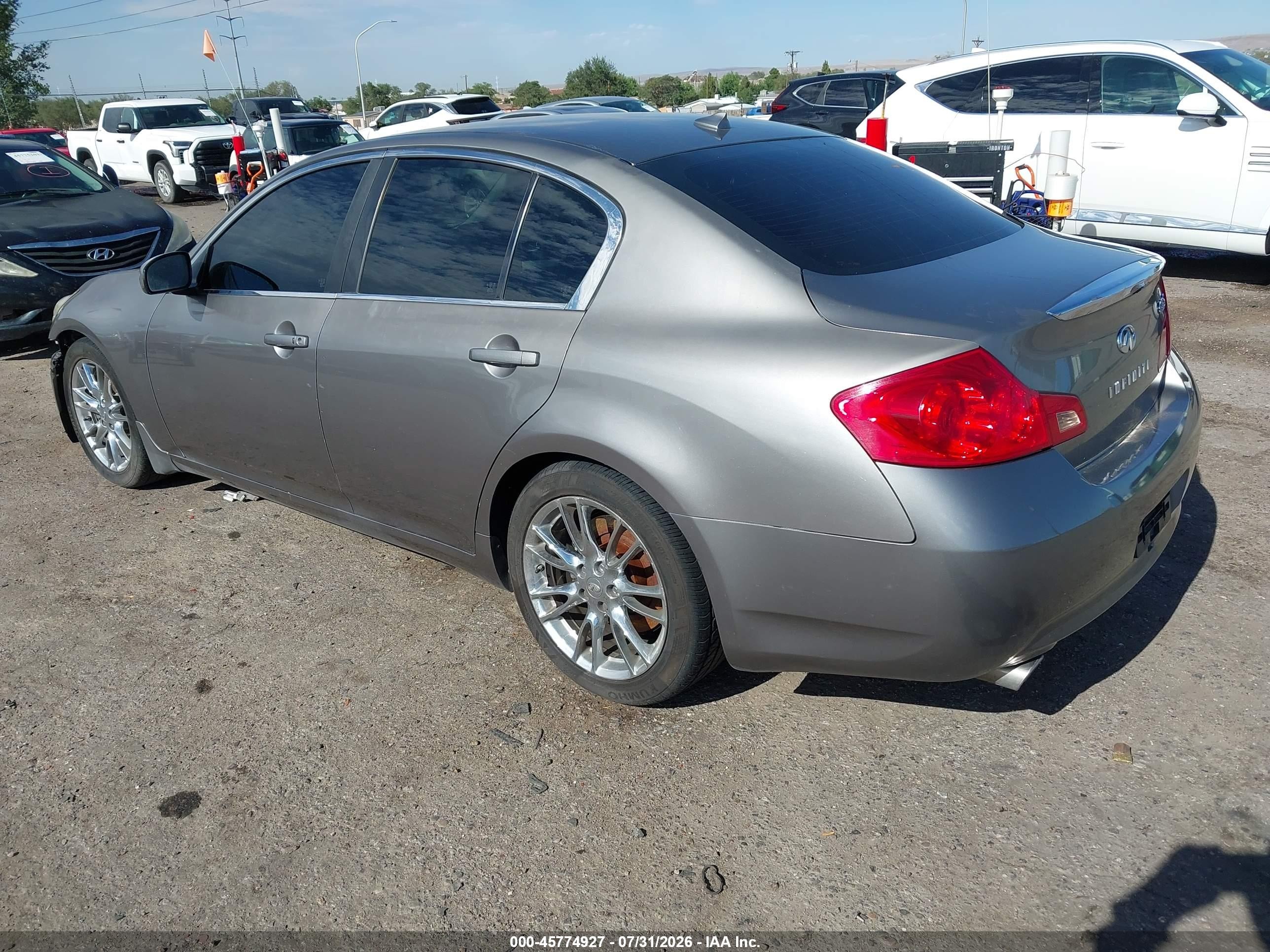 2008 Infiniti G35 Journey Tan vin: JNKBV61EX8M209921