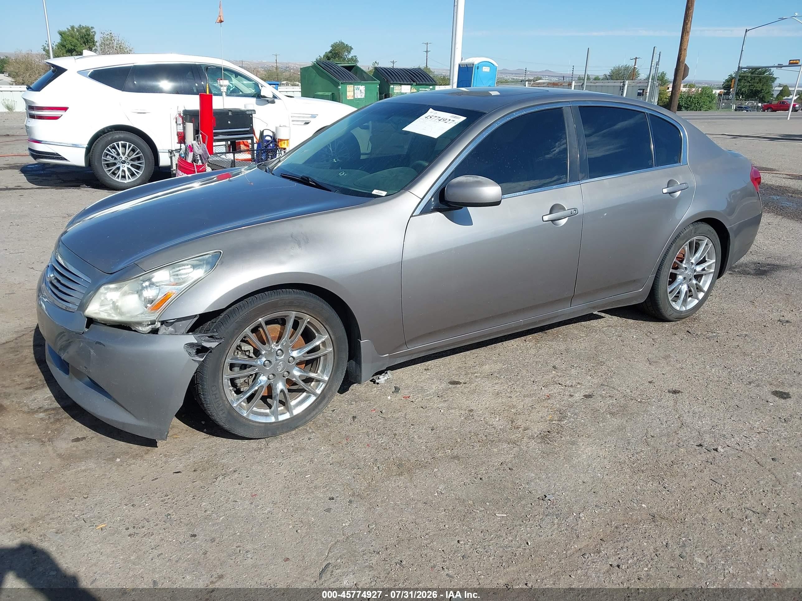 2008 Infiniti G35 Journey Tan vin: JNKBV61EX8M209921