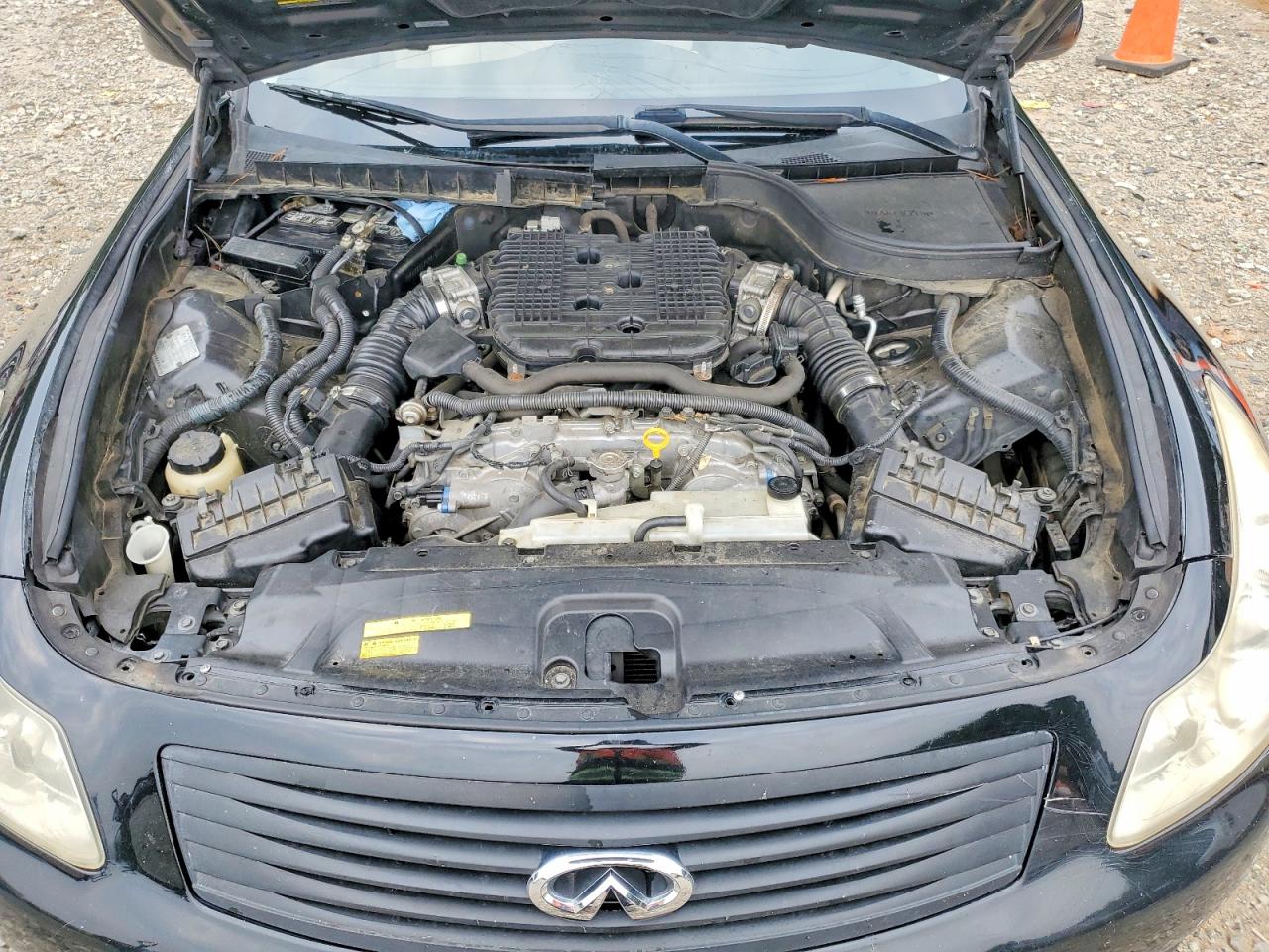 2008 Infiniti G35 Base Black vin: JNKBV61EX8M218019