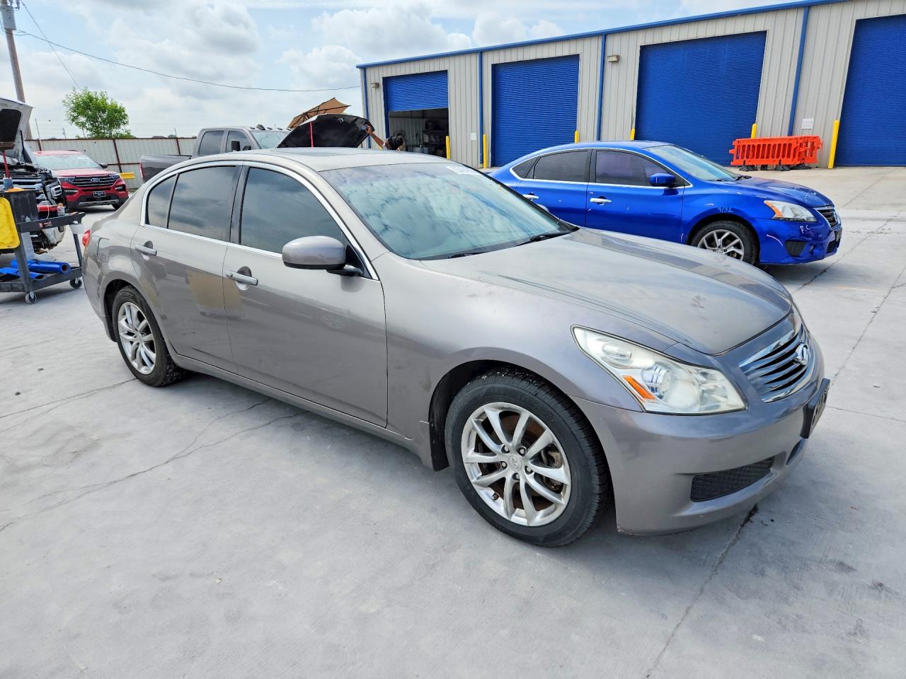 2008 Infiniti G35 Base Gray vin: JNKBV61EX8M225889