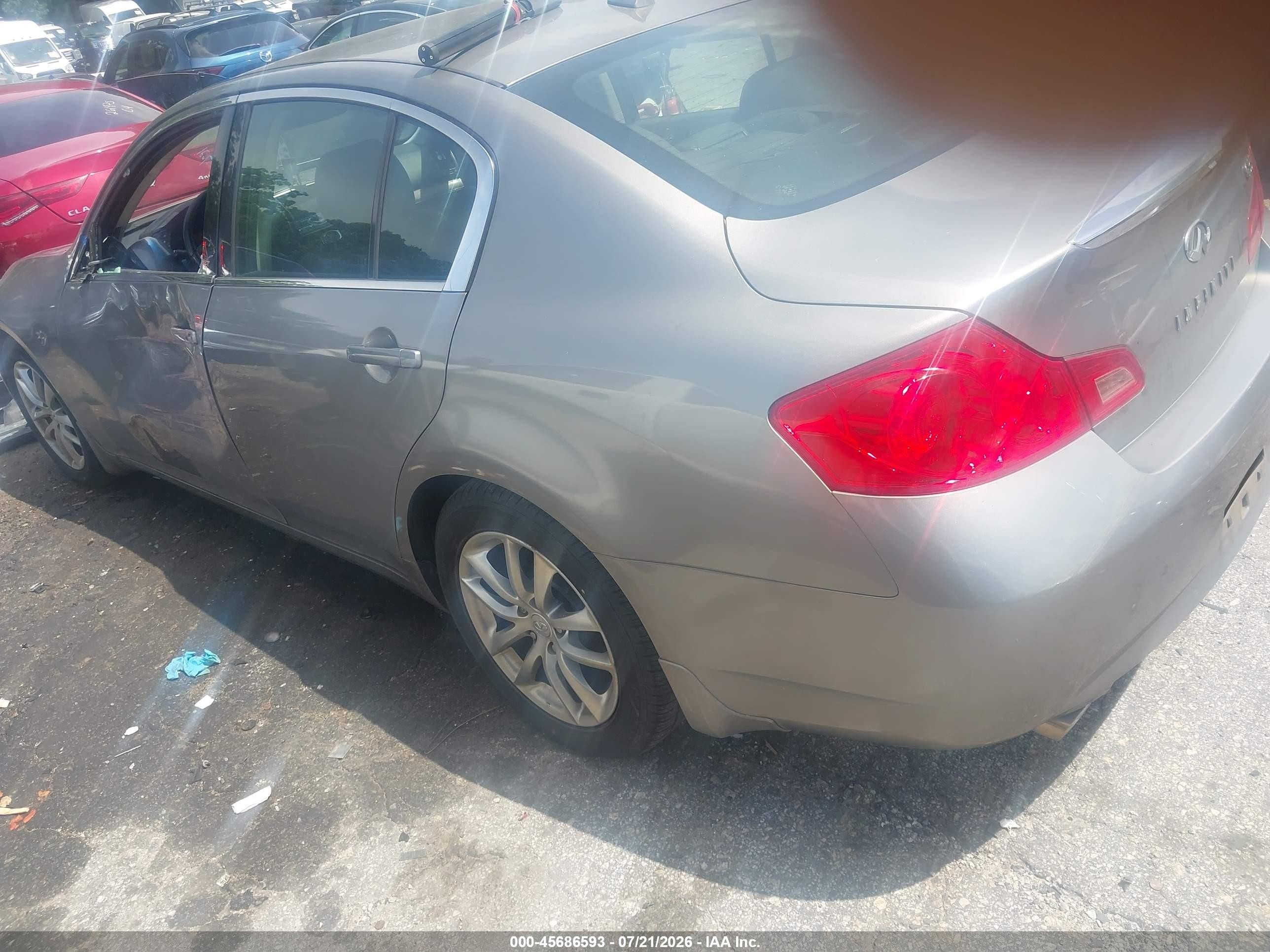 2008 Infiniti G35 Journey Gray vin: JNKBV61EX8M226508