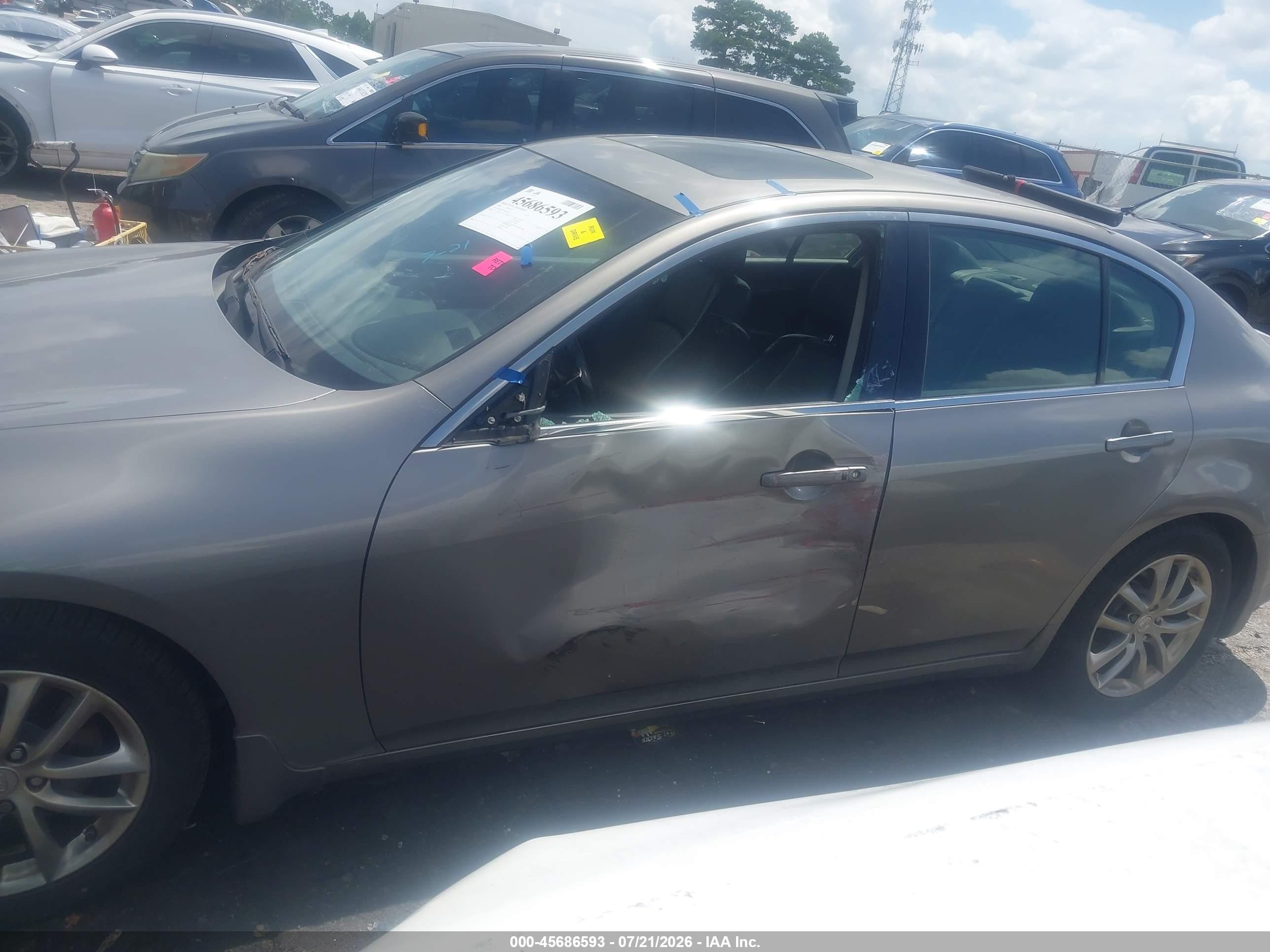 2008 Infiniti G35 Journey Gray vin: JNKBV61EX8M226508