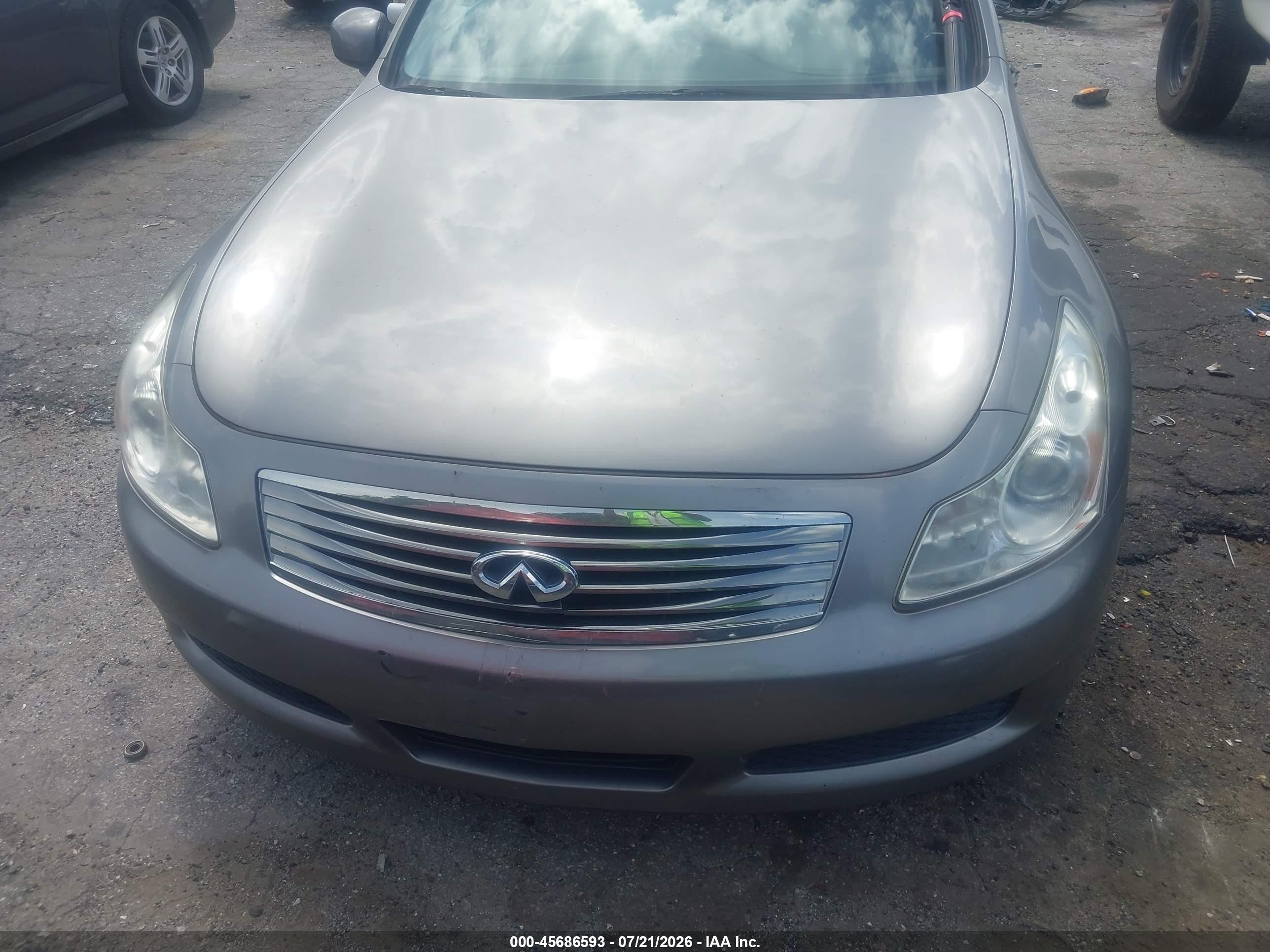 2008 Infiniti G35 Journey Gray vin: JNKBV61EX8M226508