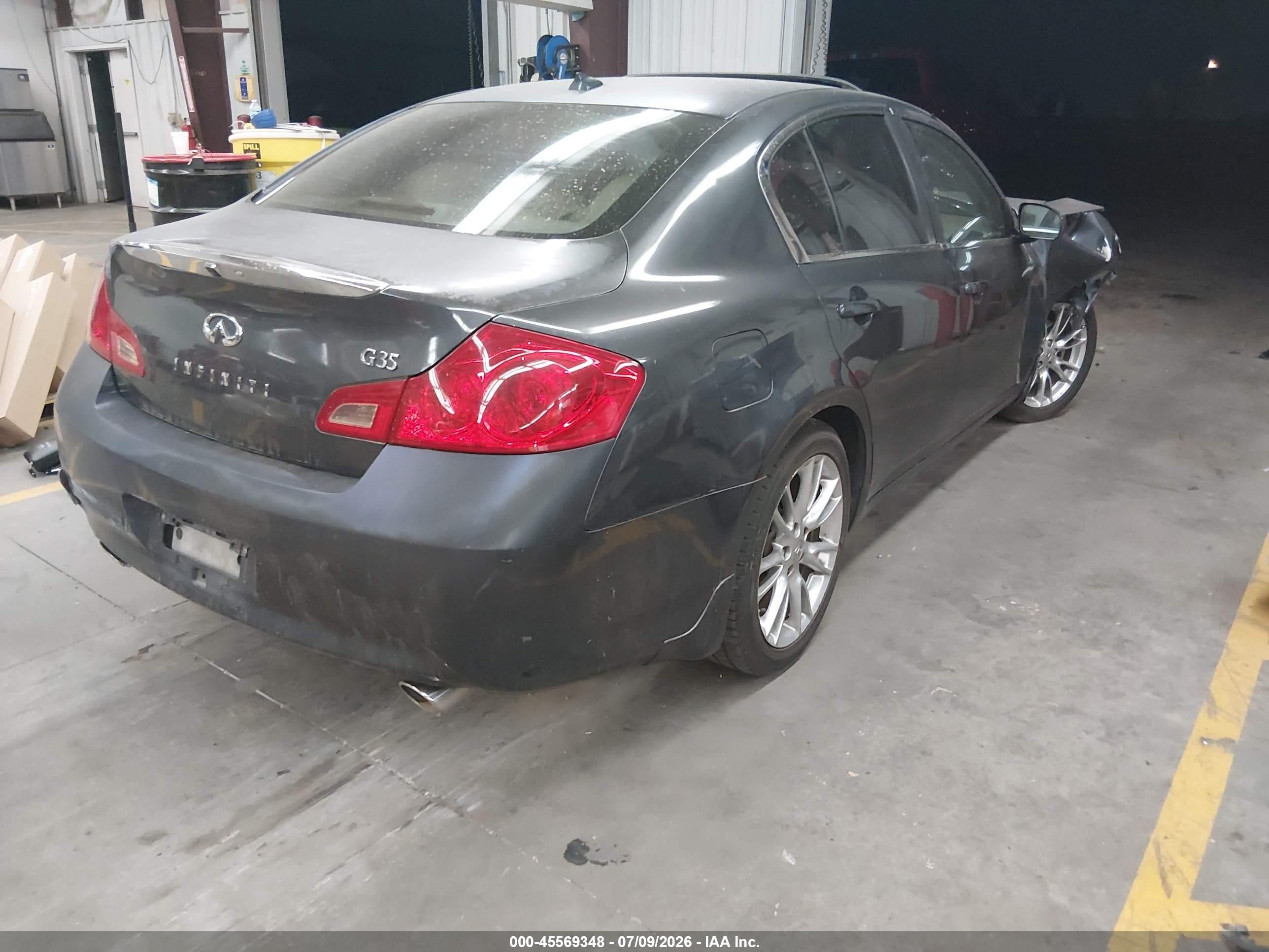 2008 Infiniti G35 Journey Gray vin: JNKBV61EX8M226833