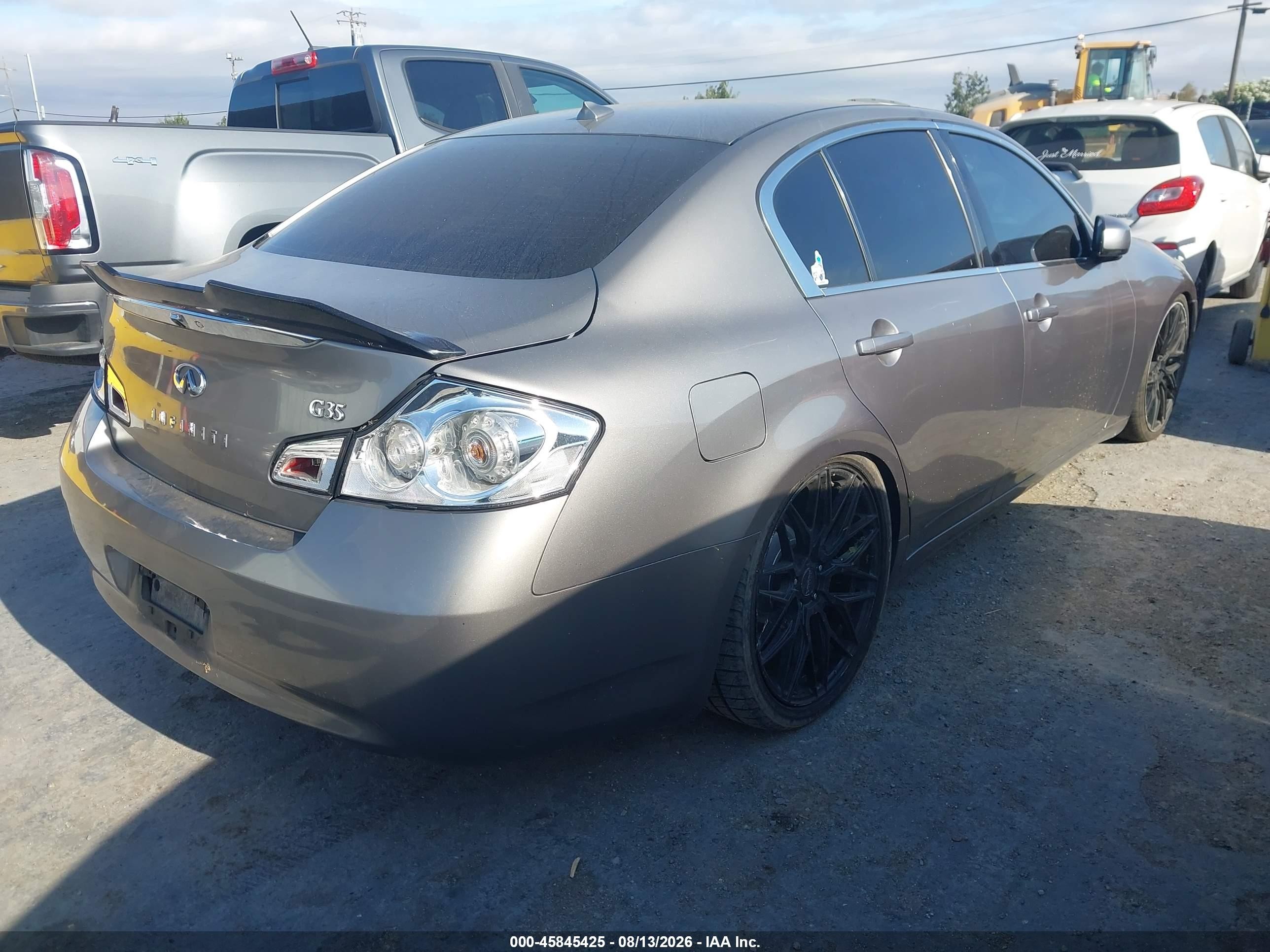 2008 Infiniti G35 Journey Gray vin: JNKBV61EX8M228971