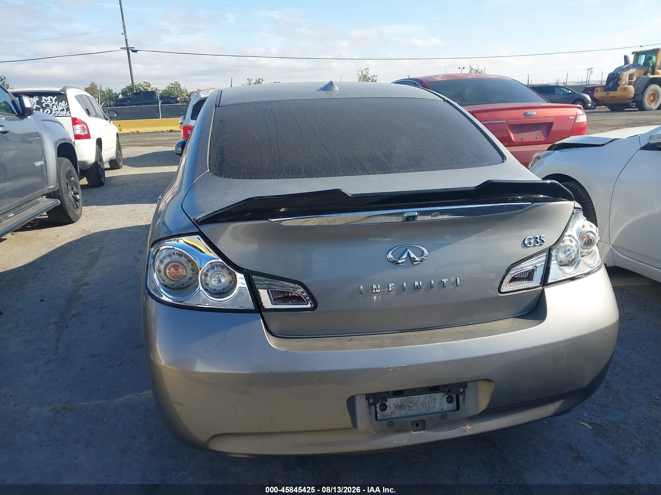 2008 Infiniti G35 Journey Gray vin: JNKBV61EX8M228971
